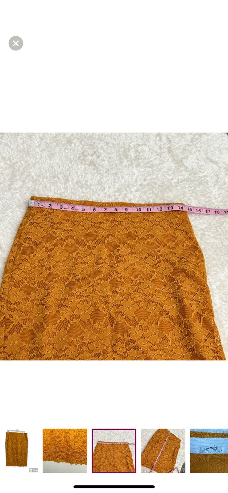 Zara Zara trafaluc medium lace pencil skirt Size 28" / US 6 / IT 42 - 6 Thumbnail