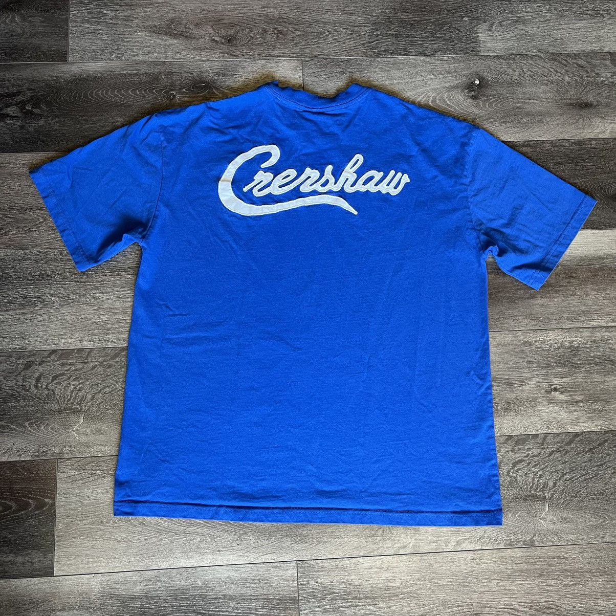 Essentials Fear of God Essentials TMC Crenshaw Blue Cobalt Logo T Shirt Size US XL / EU 56 / 4 - 1 Thumbnail