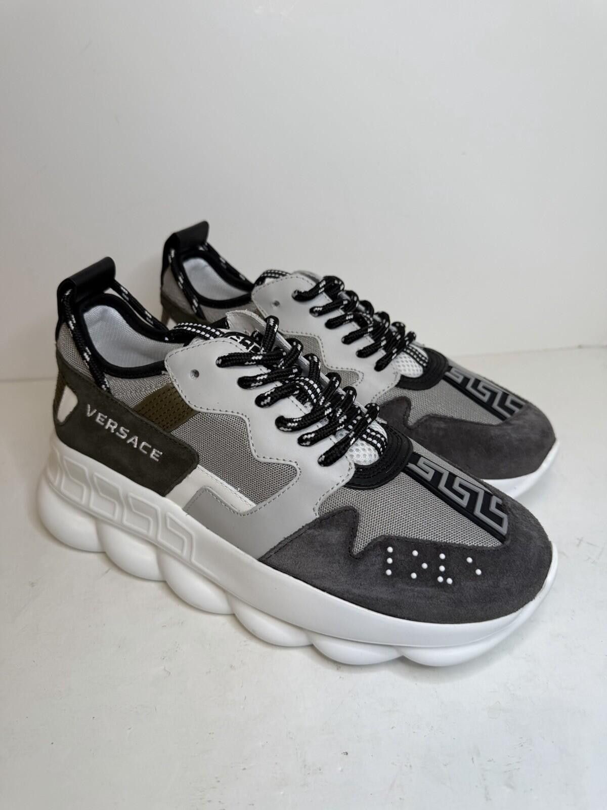 Versace Versace Chain Reaction Sneakers Grey White Shoes EU 41 US 8 Size US 8 / EU 41 - 1 Thumbnail