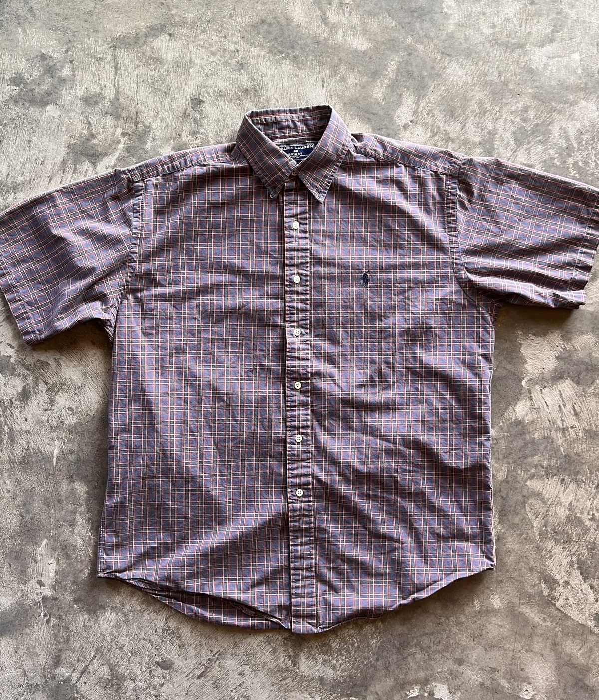 Polo Ralph Lauren Ralph Lauren Sport Purple Plaid Button Up Size US M / EU 48-50 / 2 - 1 Thumbnail