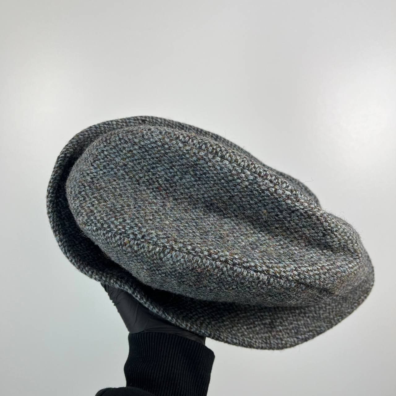 Harris Tweed Harris Tweed Grey Wool Vintage Hat Bowler Roll Brim Size ONE SIZE - 3 Thumbnail