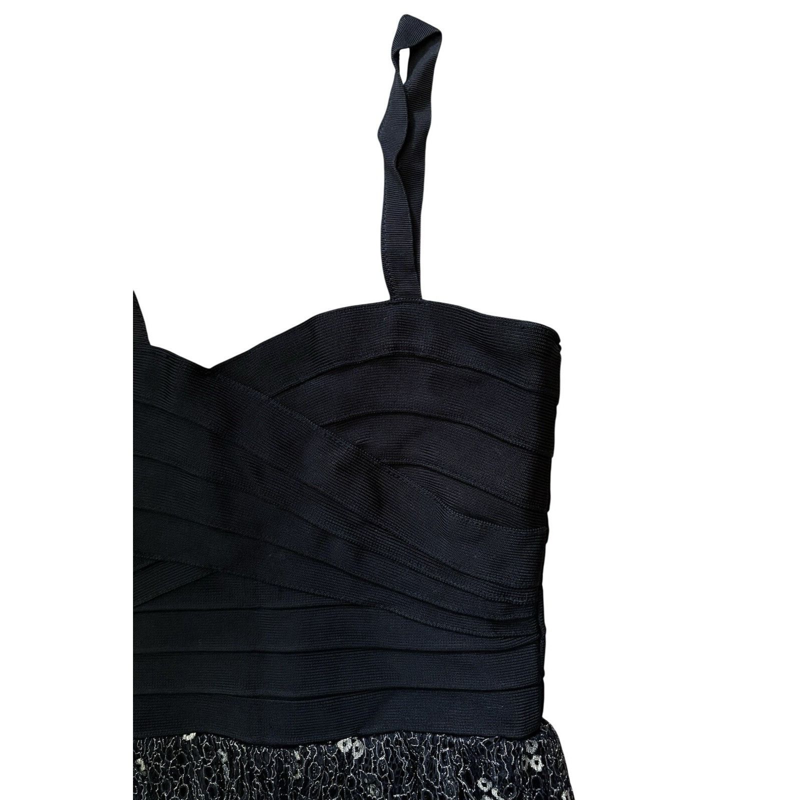 Anthropologie $475 Anthropologie Erin Fetherston XS Mini Dress Black Cockt Size XS / US 0-2 / IT 36-38 - 3 Thumbnail