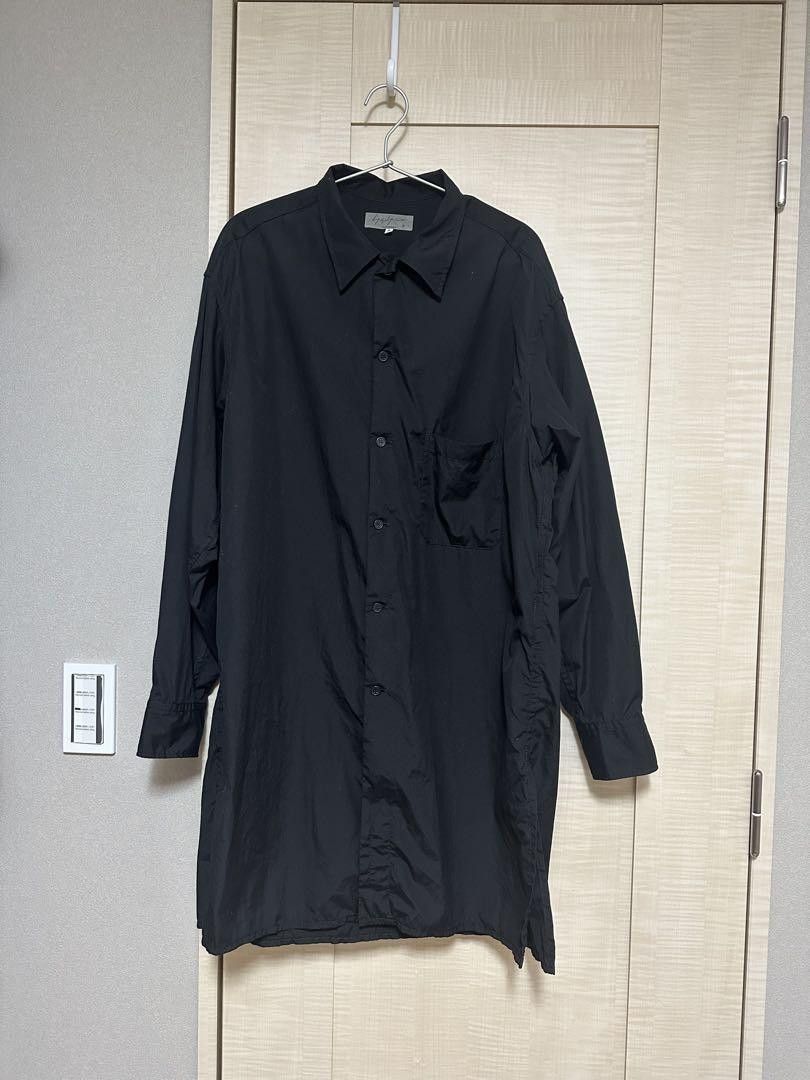 Yohji Yamamoto Pour Homme 19ss cotton long shirts size 2 HN-B03-001 Size US M / EU 48-50 / 2 - 1 Thumbnail