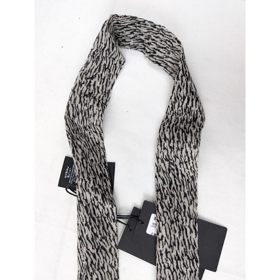 Saint Laurent Paris o1rshd1 Size: OS / Lavalliere Animalier Lana Scarf Off White Size ONE SIZE - 6 Thumbnail