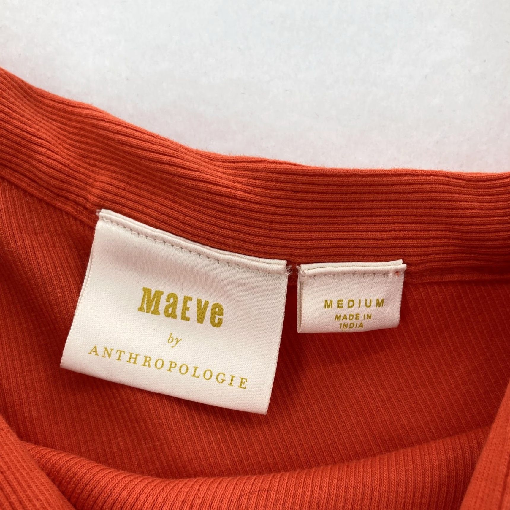 Vintage Maeve Top Womens Medium Orange One Shoulder Tank Camisole Size M / US 6-8 / IT 42-44 - 4 Thumbnail