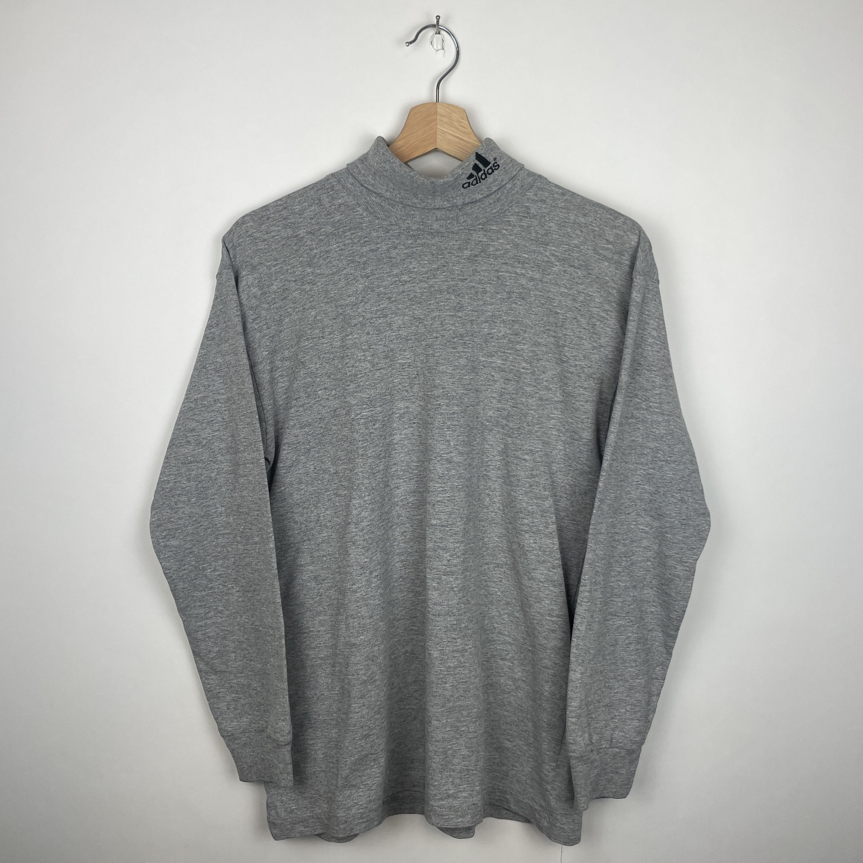 Adidas × Vintage Vintage 90's Adidas Turtleneck Long Sleeve Shirt Size US XS / EU 42 / 0 - 1 Thumbnail