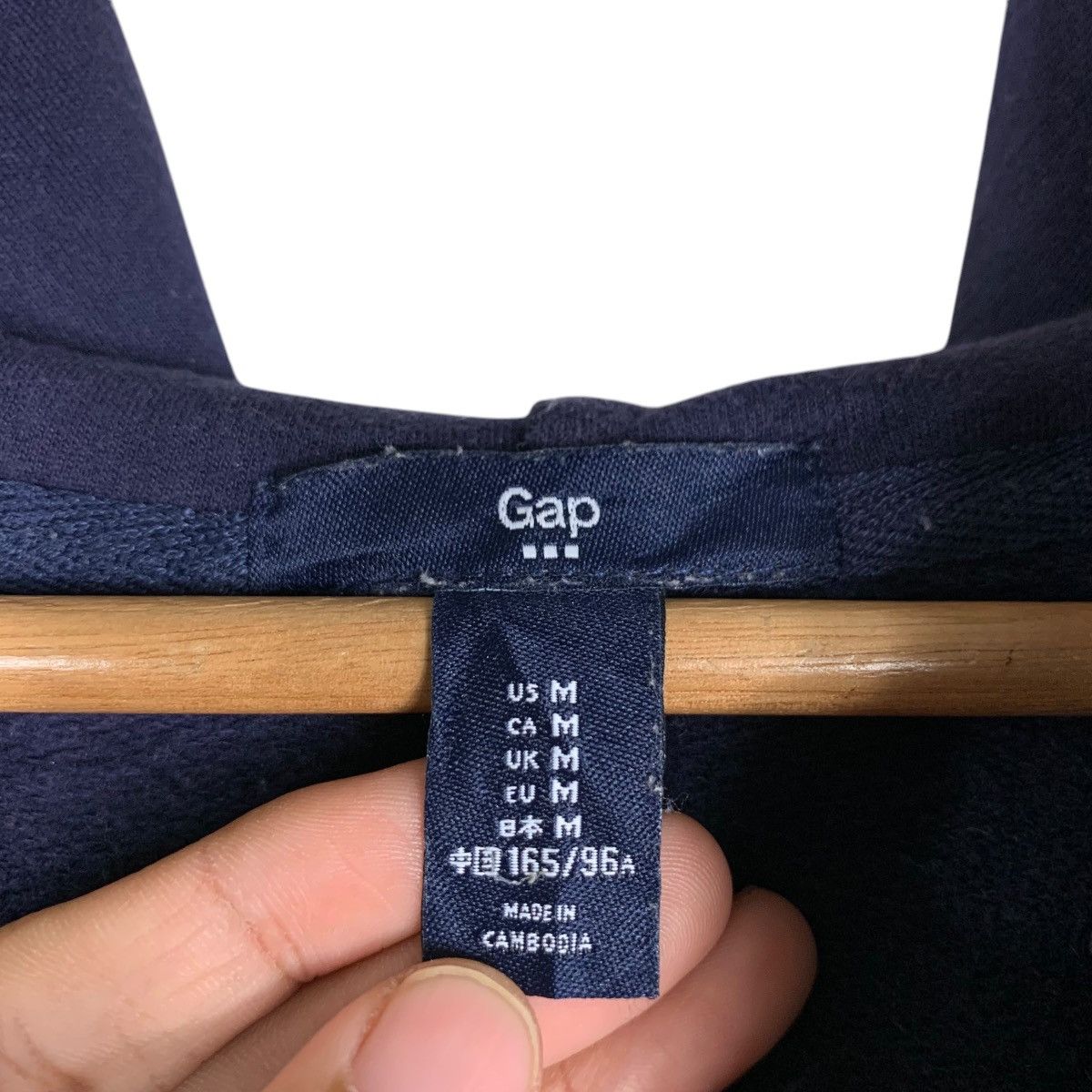 Gap GAP Spellout Big Logo Zipper Hoodies Sweatshirt #1458-C66 Size US M / EU 48-50 / 2 - 17 Thumbnail