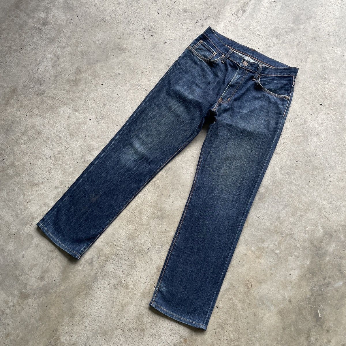Edwin Vintage Edwin 503 Made In Japan Dark Blue Jeans Denim Pants Size US 32 / EU 48 - 2 Thumbnail