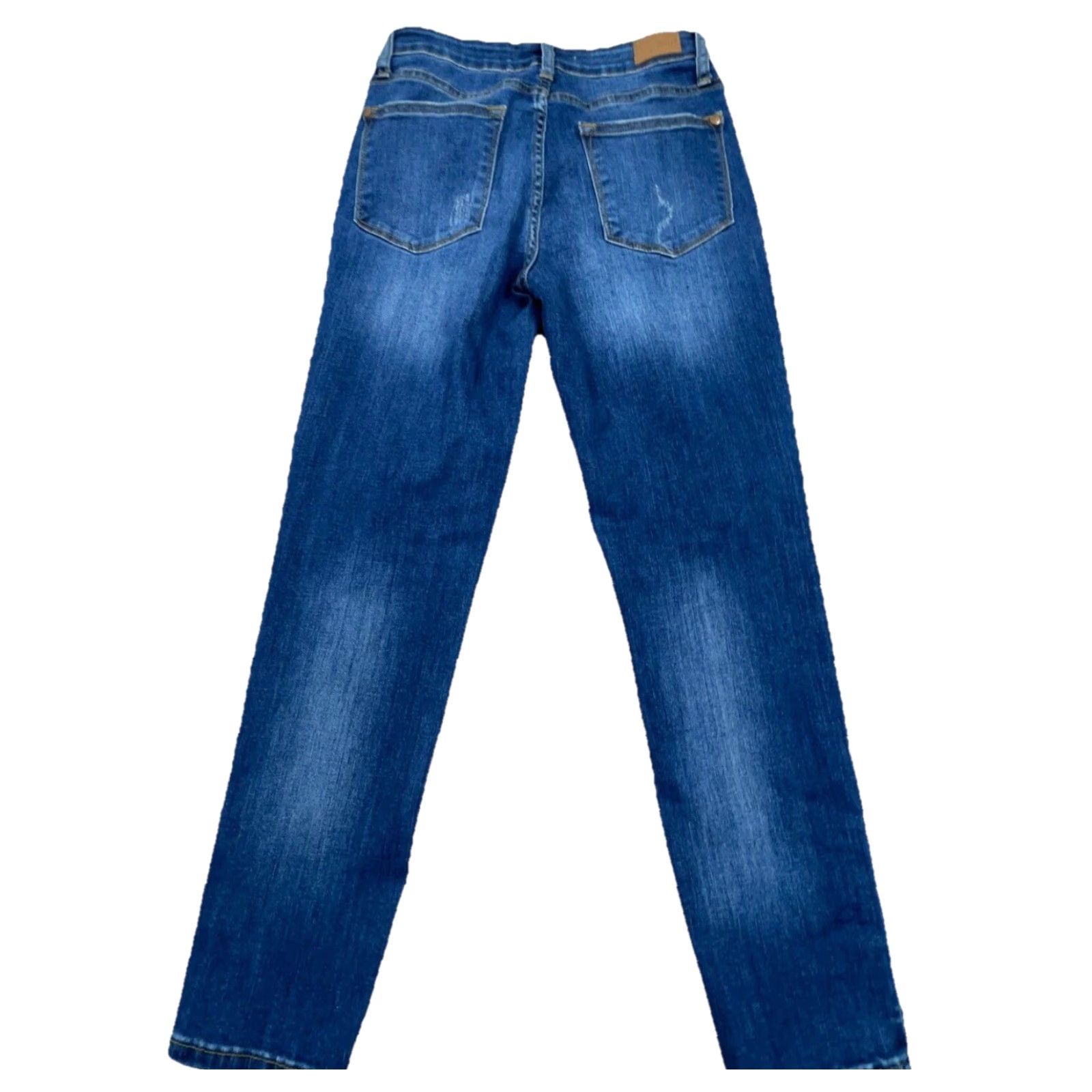 Vintage Judy Blue Jeans Women 27 Straight Leg Relaxed Fit Dark Wash Stretch Ladies A57 Size 27" / US 4 / IT 40 - 2 Thumbnail