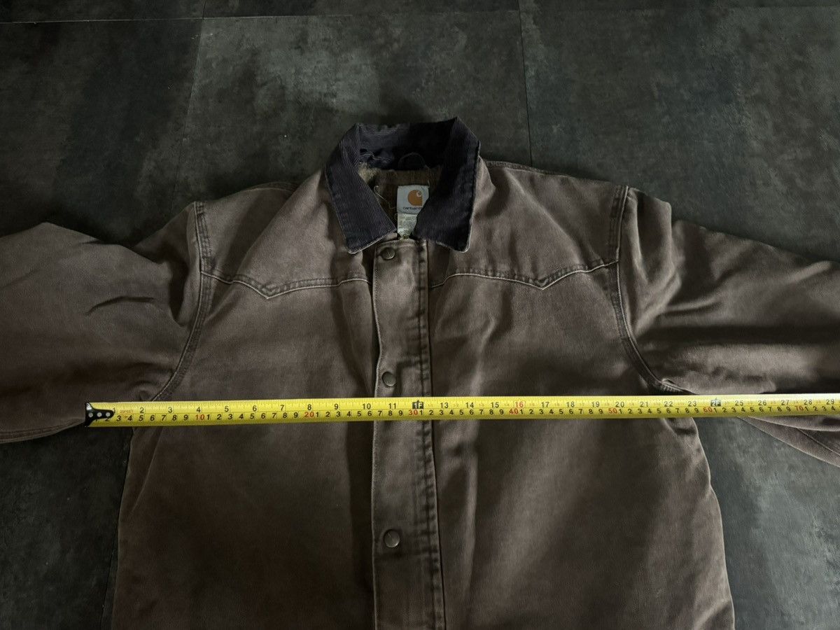 Carhartt Tall Medium Carhartt Brown Duck Canvas Jacket C52 CHT Trench Size US M / EU 48-50 / 2 - 11 Thumbnail