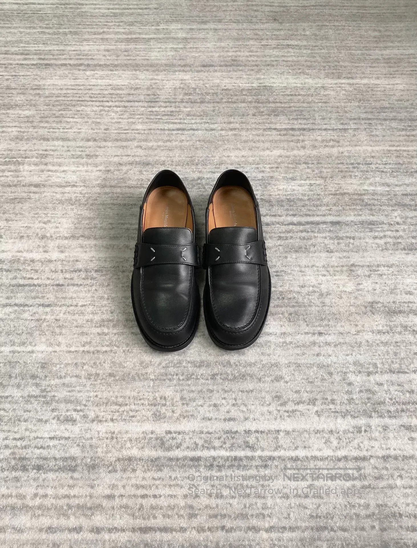 Maison Margiela Maison Margiela Black Leather Mary Jane Loafers. Size US 6.5 / EU 39-40 - 1 Thumbnail