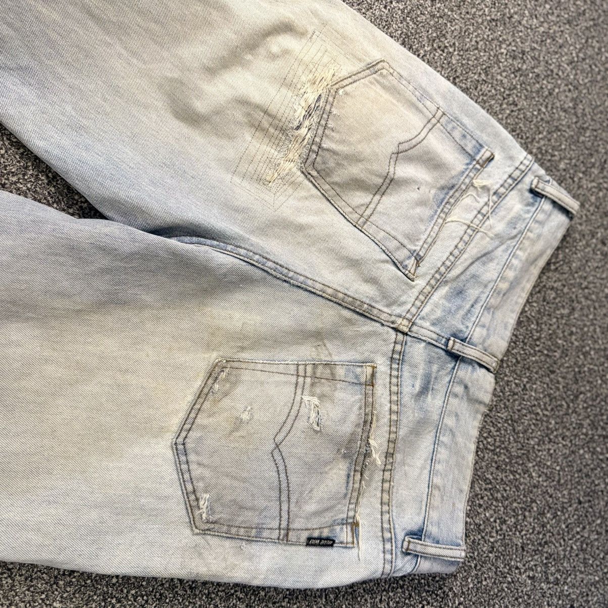 Tornado Mart 🔥🇯🇵 Japanese Vintage 90s Distressed Denim Blueway Flared Size US 31 - 8 Thumbnail