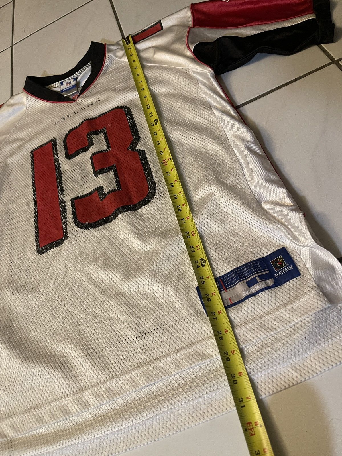 Reebok Atlanta Falcons Jersey #13 Hampton Reebok Men's Large NFL Size US L / EU 52-54 / 3 - 5 Thumbnail