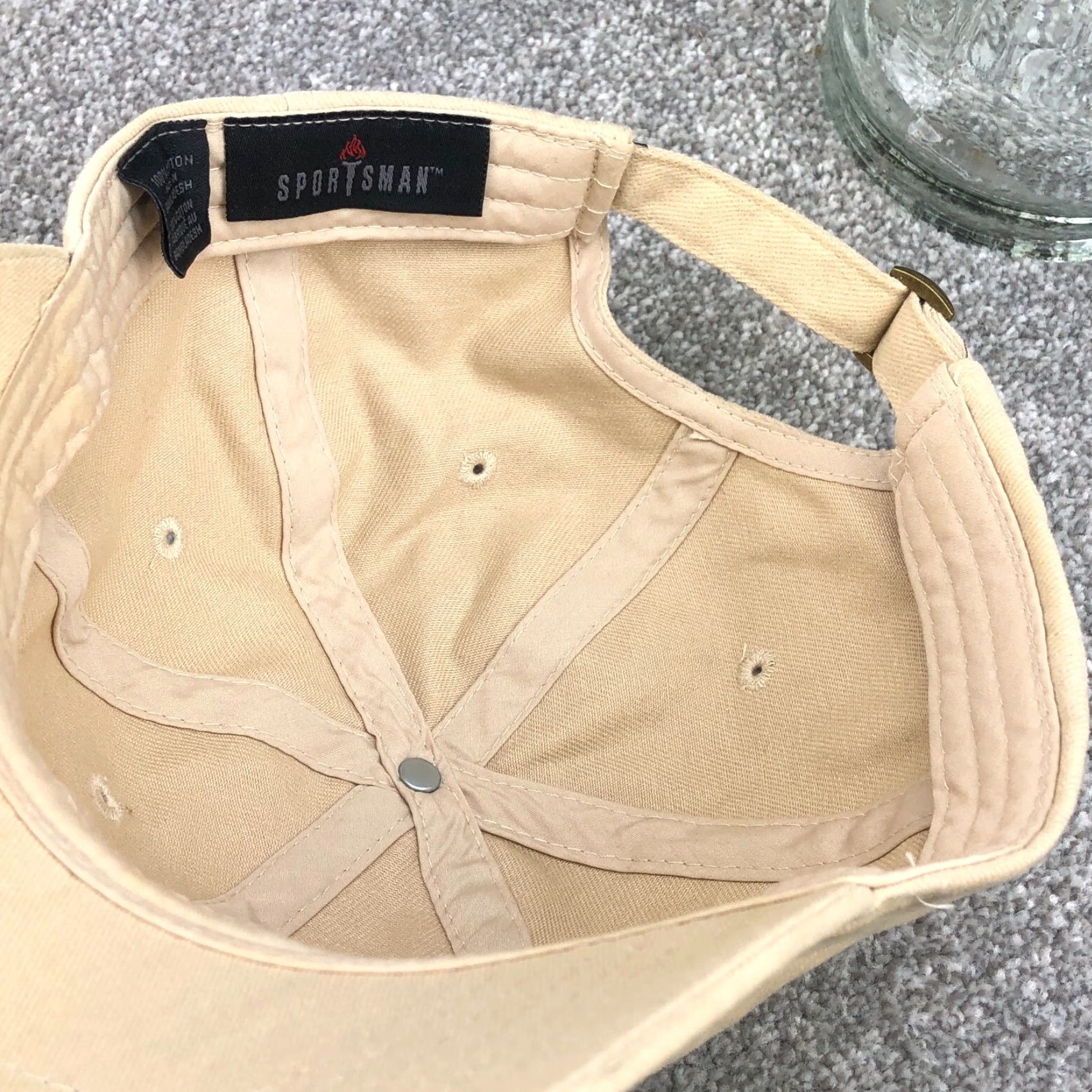 Vintage Houchins Beer Hat Cap Strap Back Tan Beige Adult Lion Dad Mens Casual Sprtsman Baseball Cap Men Beige Twill Cotton Adjustable Lightweight Vintage? Size ONE SIZE - 6 Thumbnail