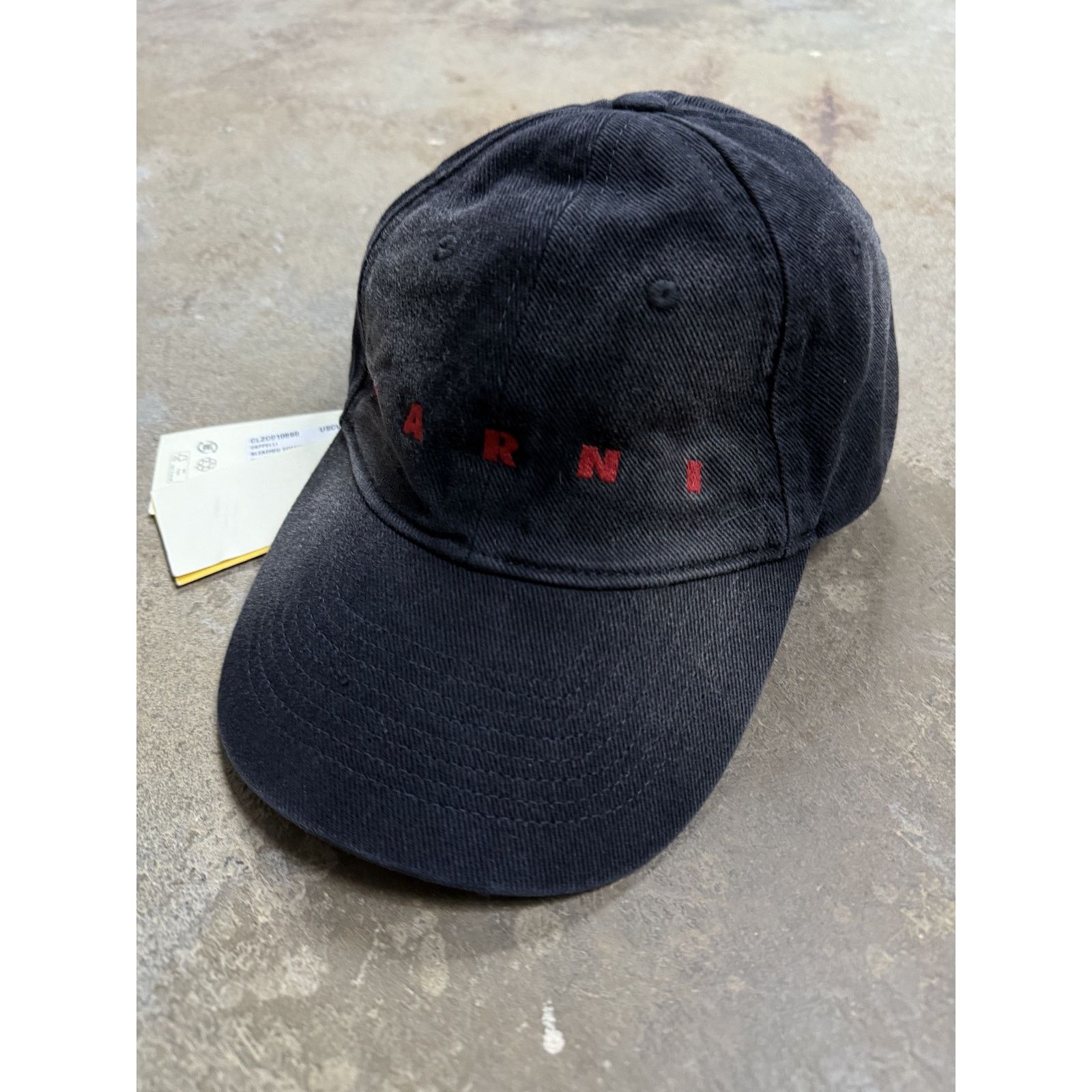 Marni Marni Logo Baseball Cap Black Large New Size ONE SIZE - 1 Thumbnail