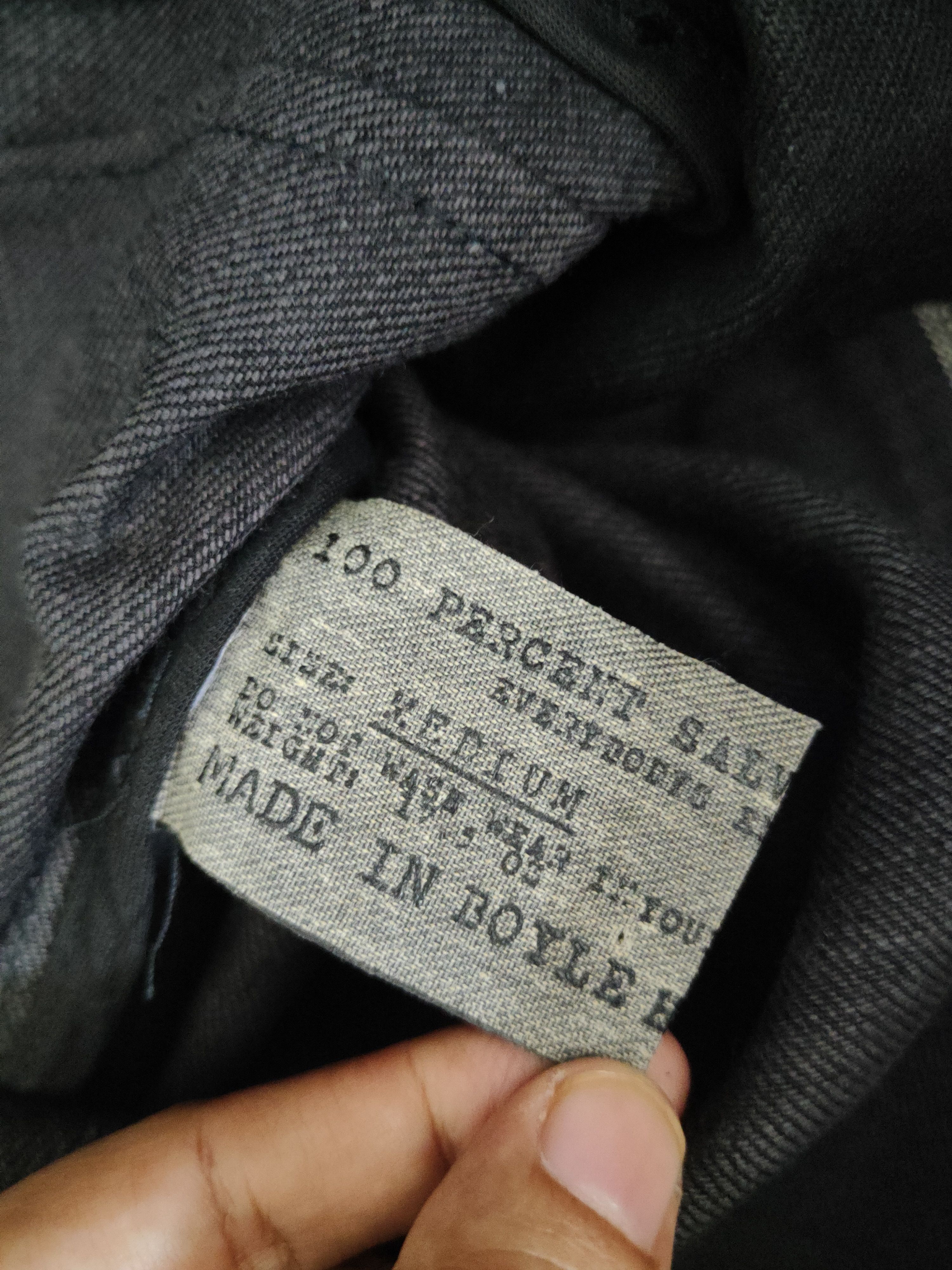Vintage DL Hopki.rk Black Denim selvedge Jackets #2688 Size US M / EU 48-50 / 2 - 11 Thumbnail