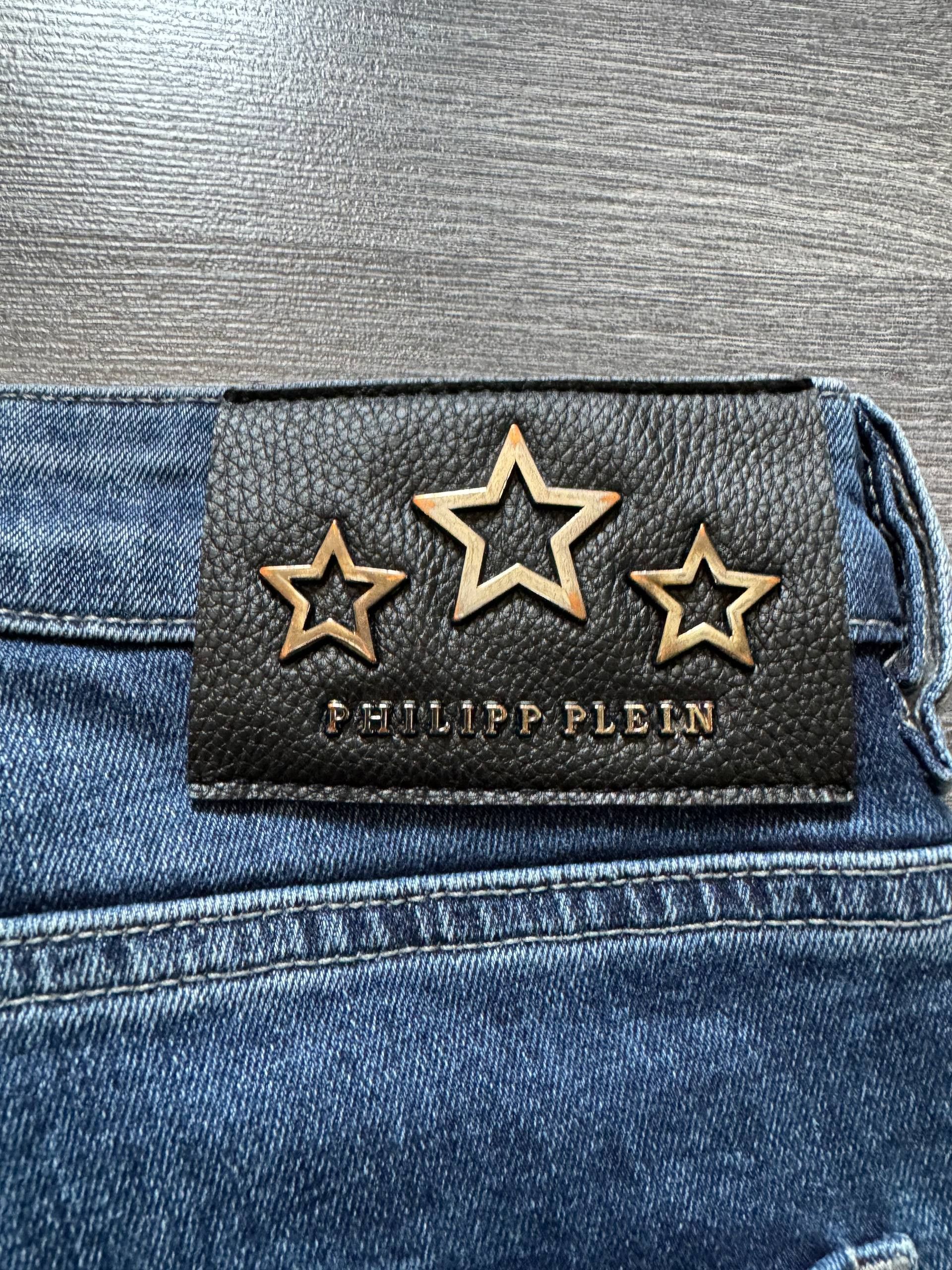 Philipp Plein Philipp Plein Distressed Jeans Skull Logo Denim Pants Size US 32 / EU 48 - 4 Thumbnail