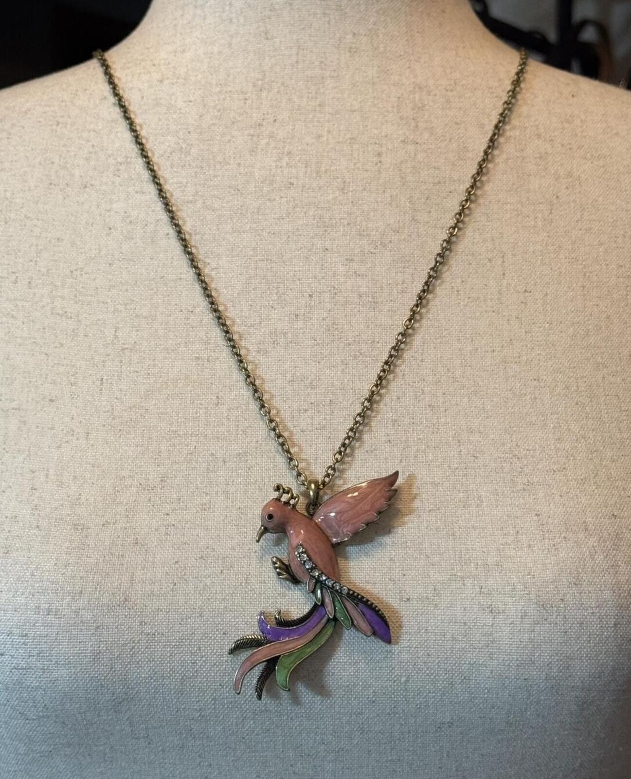 Other Betsey Johnson Colorful Bird Pendant Necklace Size ONE SIZE - 1 Thumbnail