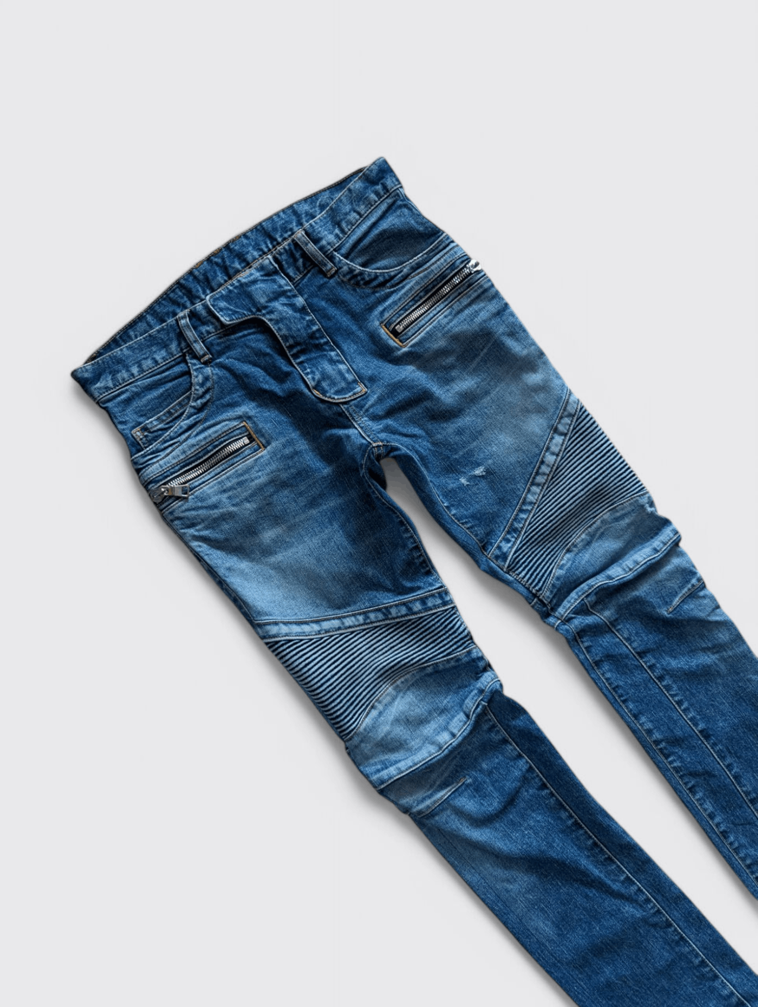 Balmain Balmain Og Biker Denim Jeans Pants Size US 30 / EU 46 - 5 Thumbnail