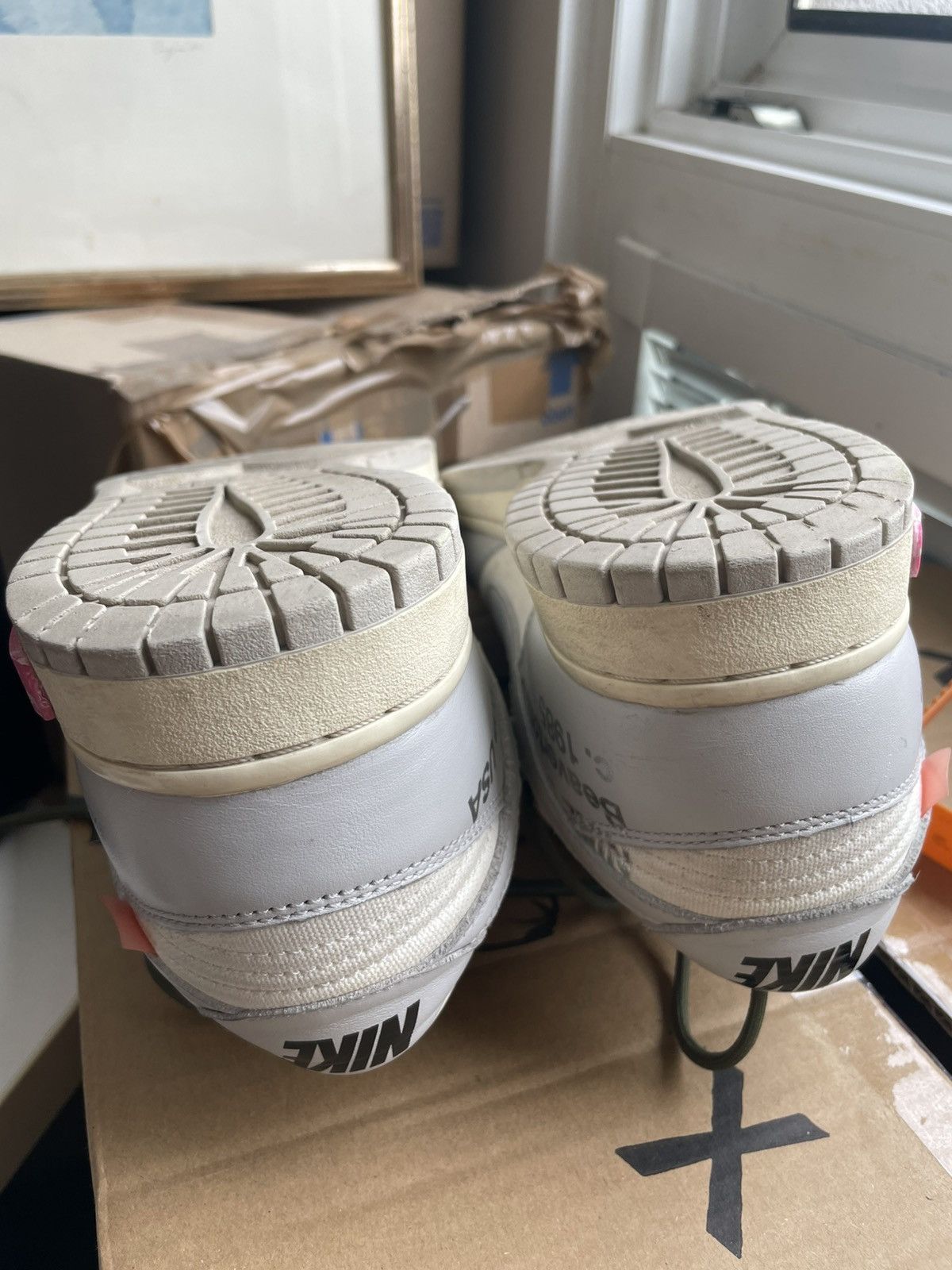 Nike × Off-White 100% Original Nike x Off-White Dunk Low Lot 22 of 50 Virgil Size US 12 / EU 45 - 14 Thumbnail