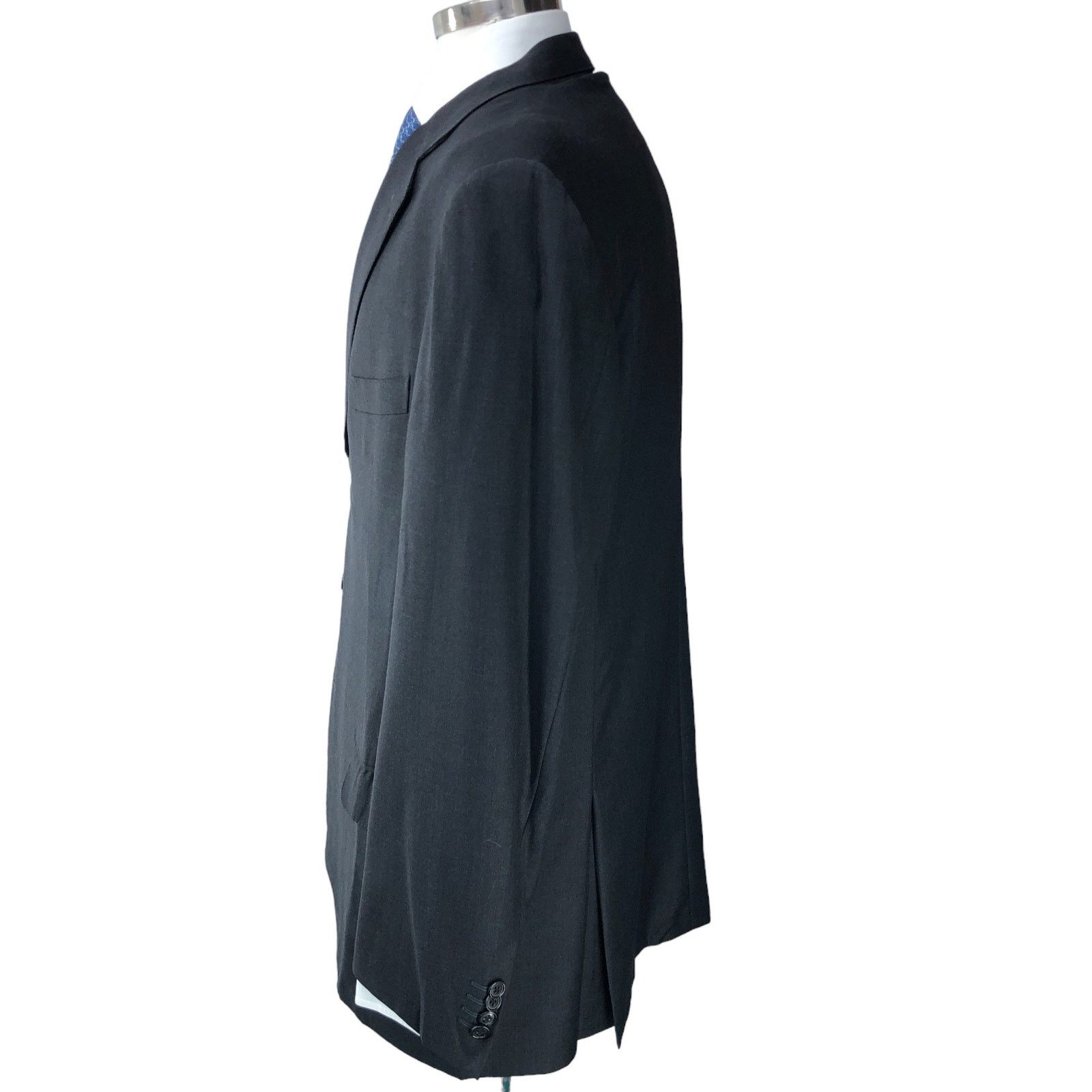 Ermenegildo Zegna Ermenegildo Zegna Mens Size 44L Sportcoat Jacket Blazer Gray Size 44L - 6 Thumbnail