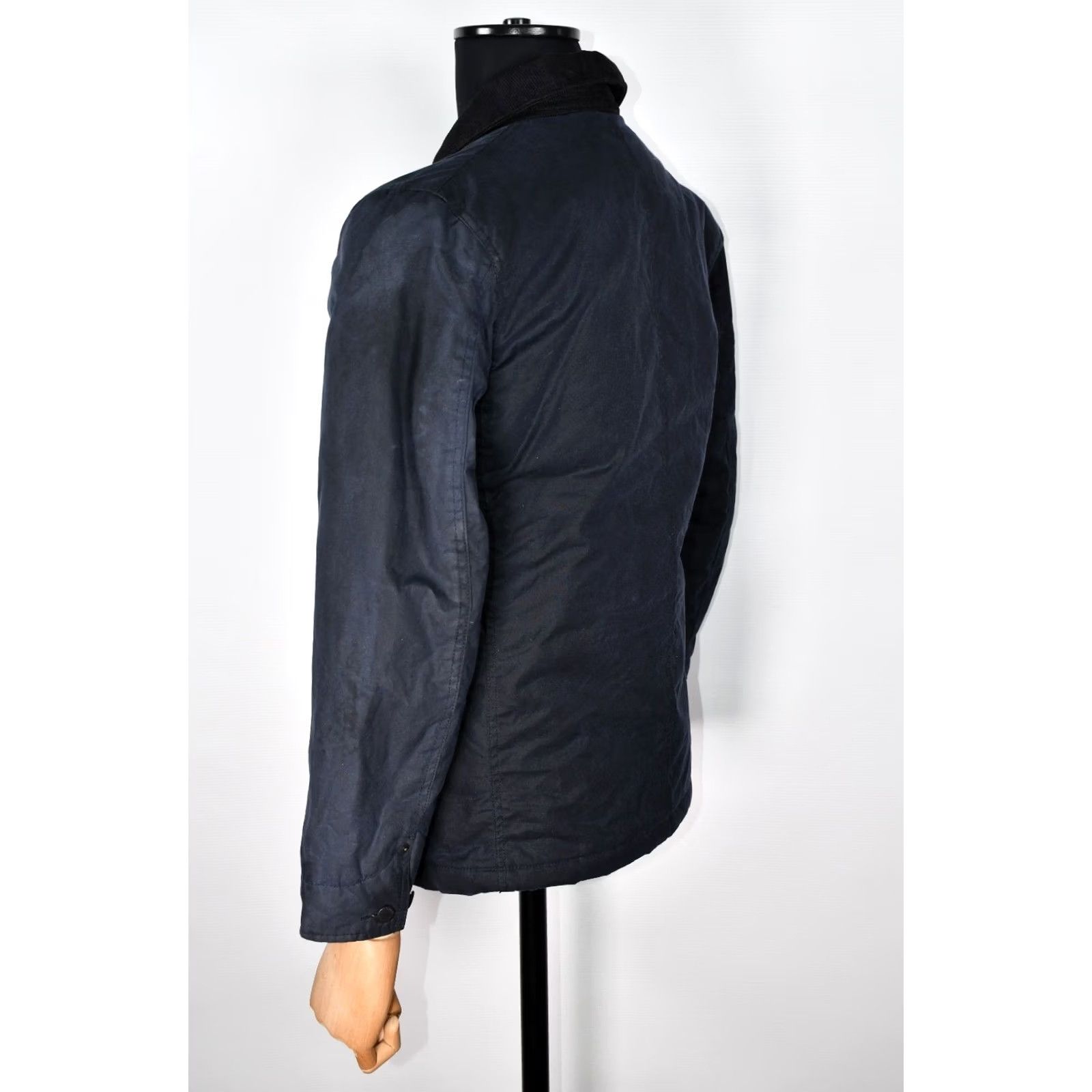 Levi's Levi's X Halley Stevenson Waxed Jacket - S - Men - Cotton - Lined - Wax Cotton - Blue - Vintage No - 55cm Chest / 67cm Back Length Size US S / EU 44-46 / 1 - 7 Thumbnail