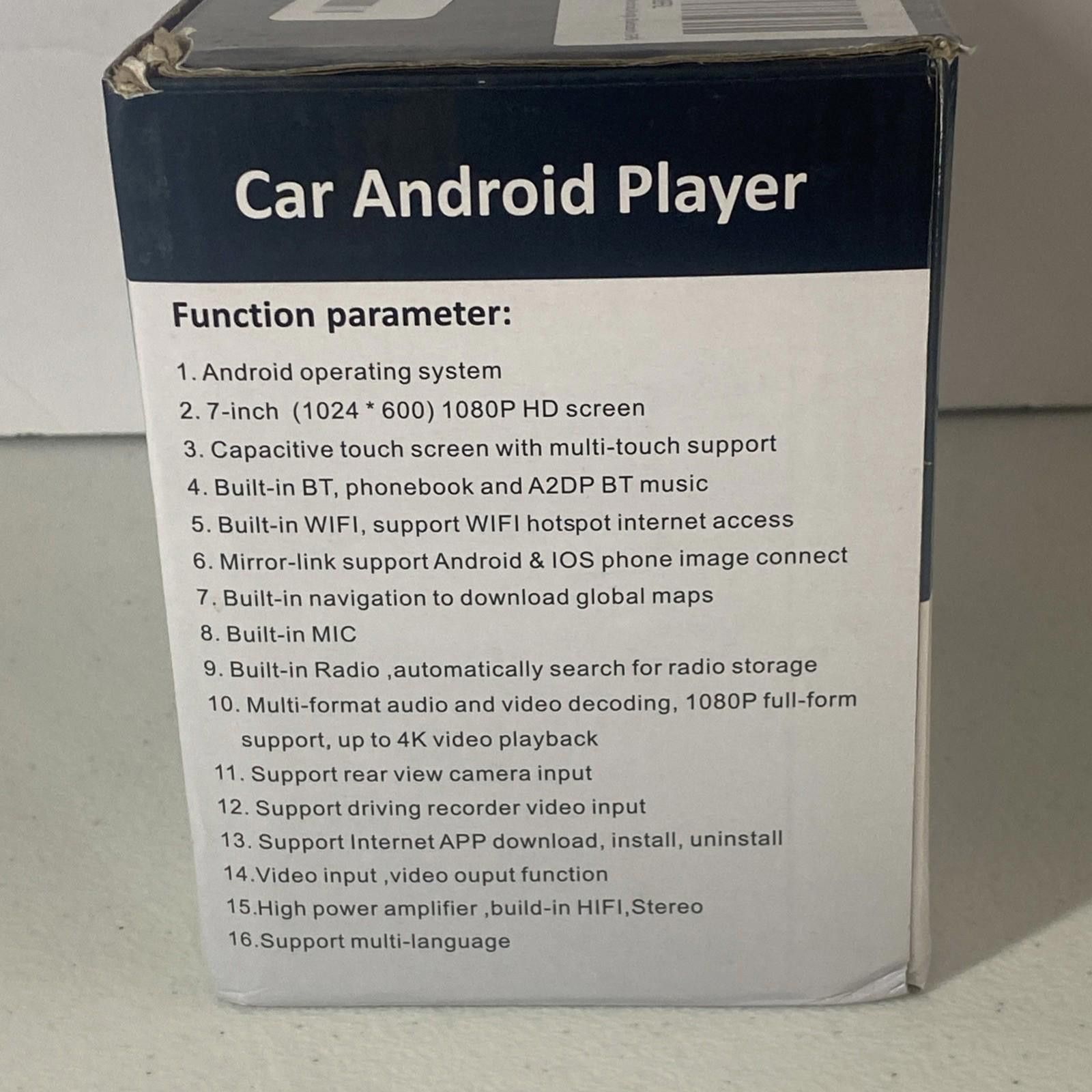 The Unbranded Brand Android Car Player 1080p For Toyota [COPY] Size ONE SIZE - 2 Thumbnail