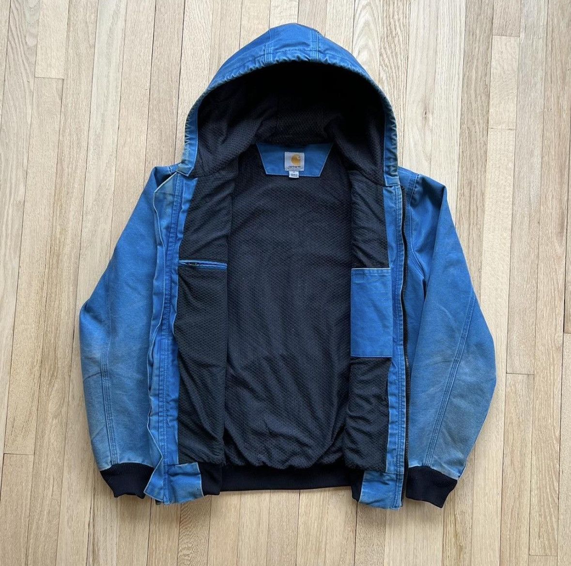 Carhartt Vintage Carhartt Active Jacket blue/black Size US L / EU 52-54 / 3 - 3 Thumbnail
