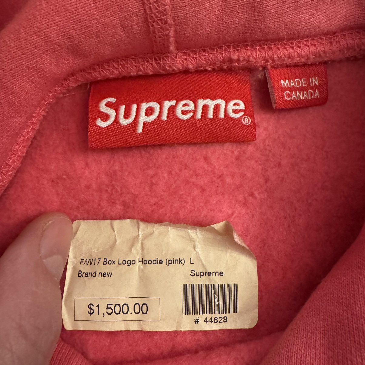 Supreme Supreme Box Logo Hooded Sweatshirt Magenta Size US L / EU 52-54 / 3 - 5 Thumbnail