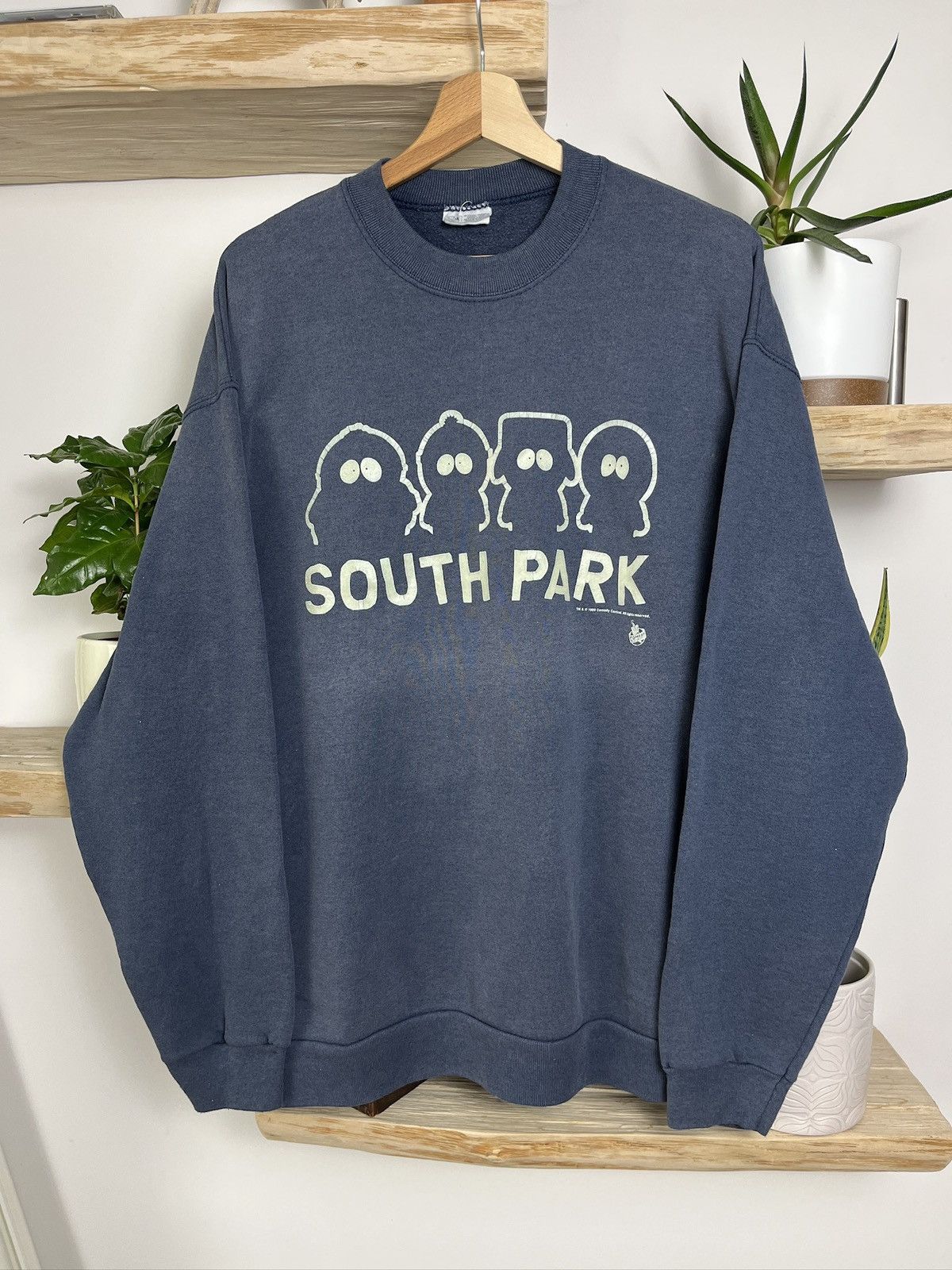 Vintage Vintage 1999 south park boxy sweatshirt cartoon rare 90s Size US XL / EU 56 / 4 - 1 Thumbnail