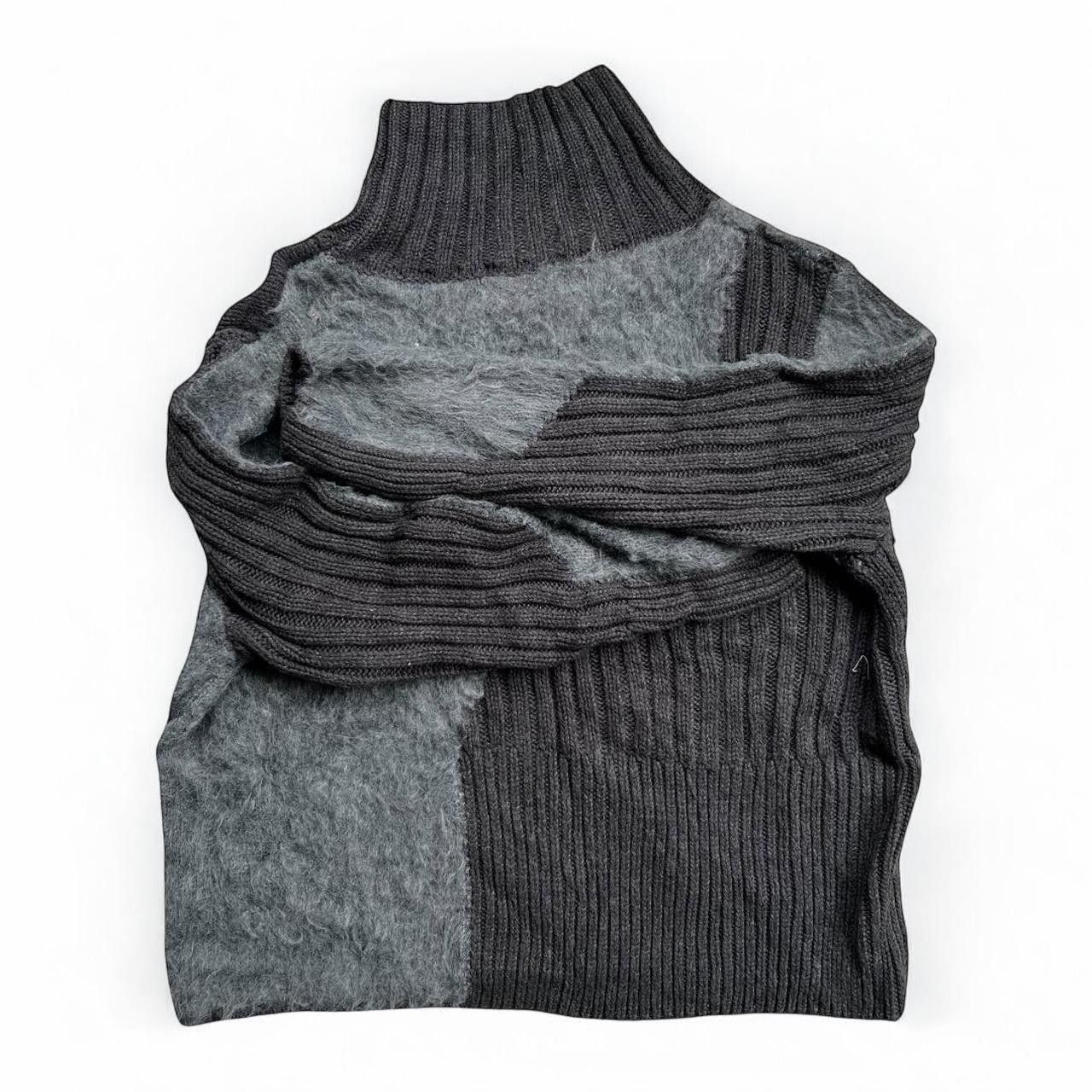 No Faith Studios Black and grey NO FAITH STUDIOS longsleeve sweater Size S / US 4 / IT 40 - 6 Thumbnail