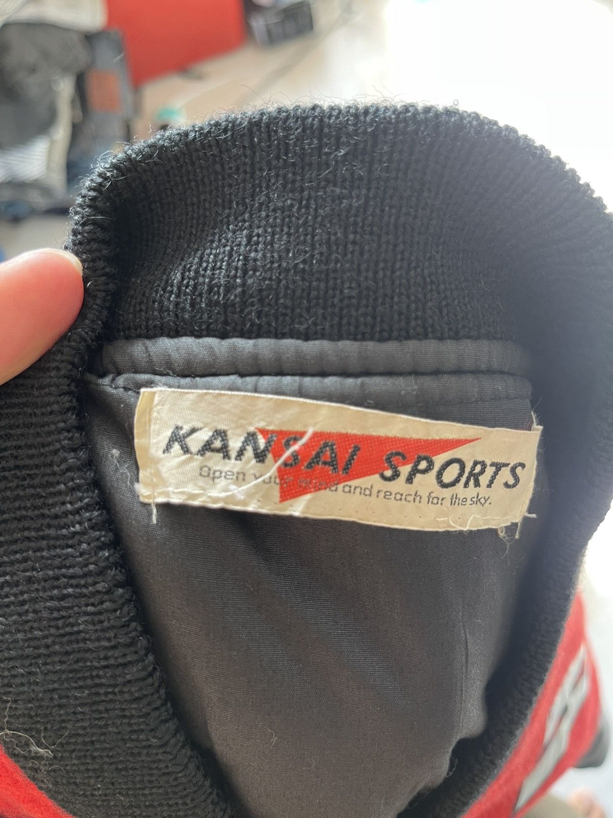 Kansai Yamamoto Rare 80s Kansai Sport Bomber Leather Jacket 97 Size US M / EU 48-50 / 2 - 14 Thumbnail