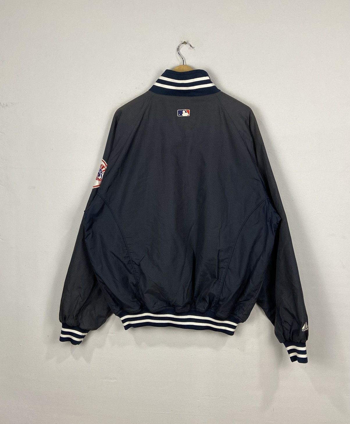 New York Yankees × Vintage VINTAGE YANKEES NY BASEBALL JACKET Size US L / EU 52-54 / 3 - 4 Thumbnail