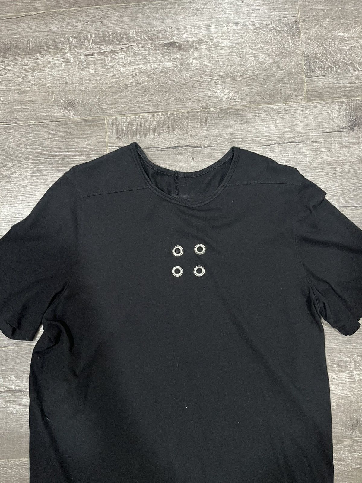 Rick Owens Rick Owens Eyelet Tee Size US L / EU 52-54 / 3 - 3 Thumbnail