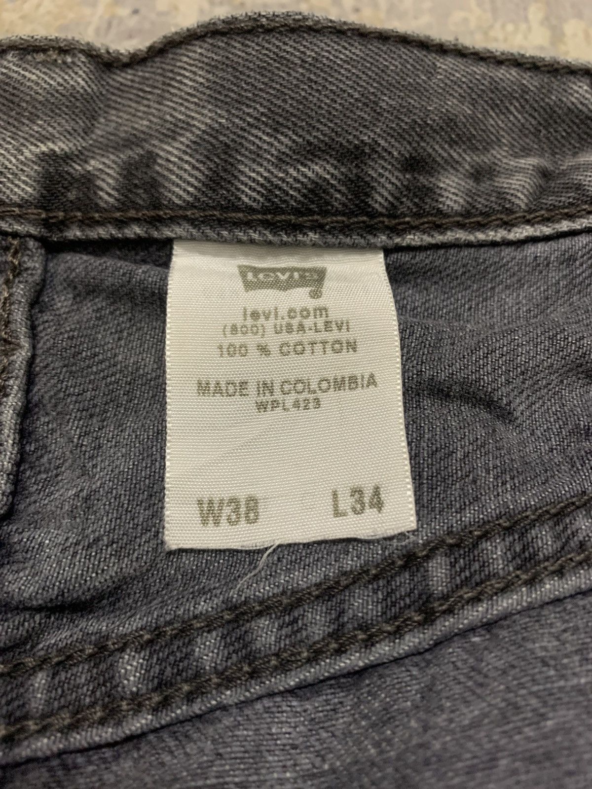 Levi's Vintage Y2K Levi's 501 Faded Black Jeans W36 Size US 38 / EU 54 - 12 Thumbnail