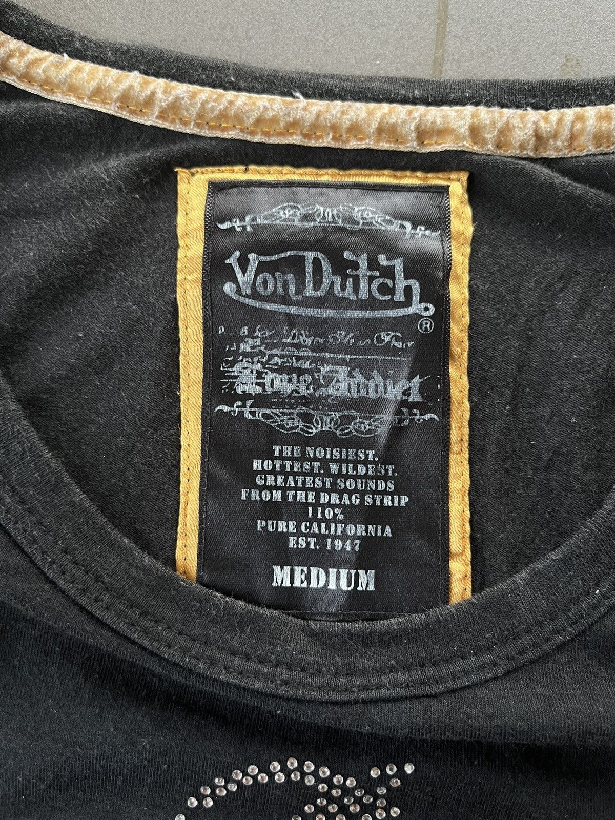 Von Dutch Vintage y2k Von Dutch Beads Japanese Mesh Long Sleeve Punk Size US M / EU 48-50 / 2 - 7 Thumbnail