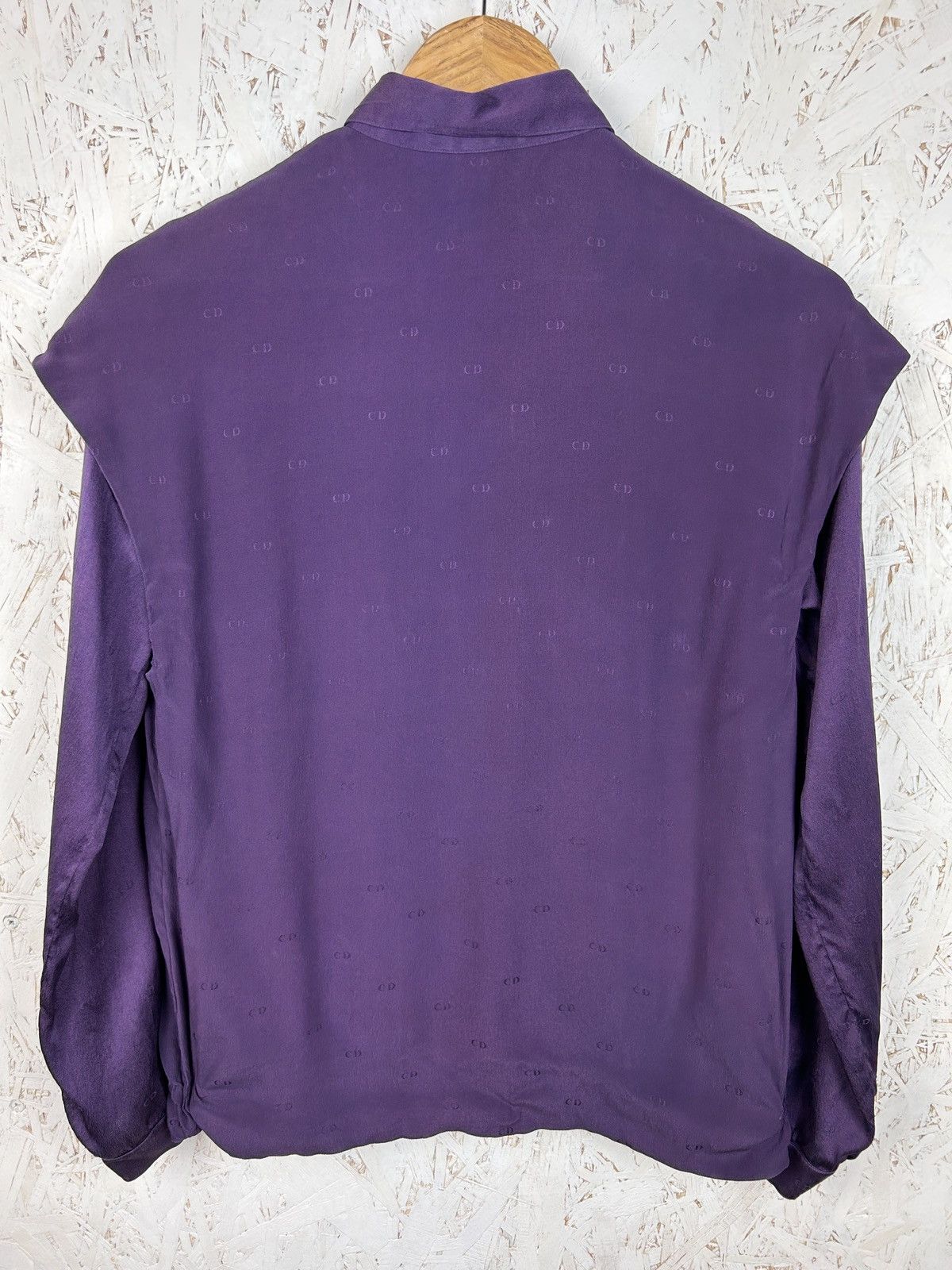 Christian Dior Monsieur 80s Vintage Christian Dior Cute Silk Collared Vest Shirt Size M / US 6-8 / IT 42-44 - 6 Thumbnail