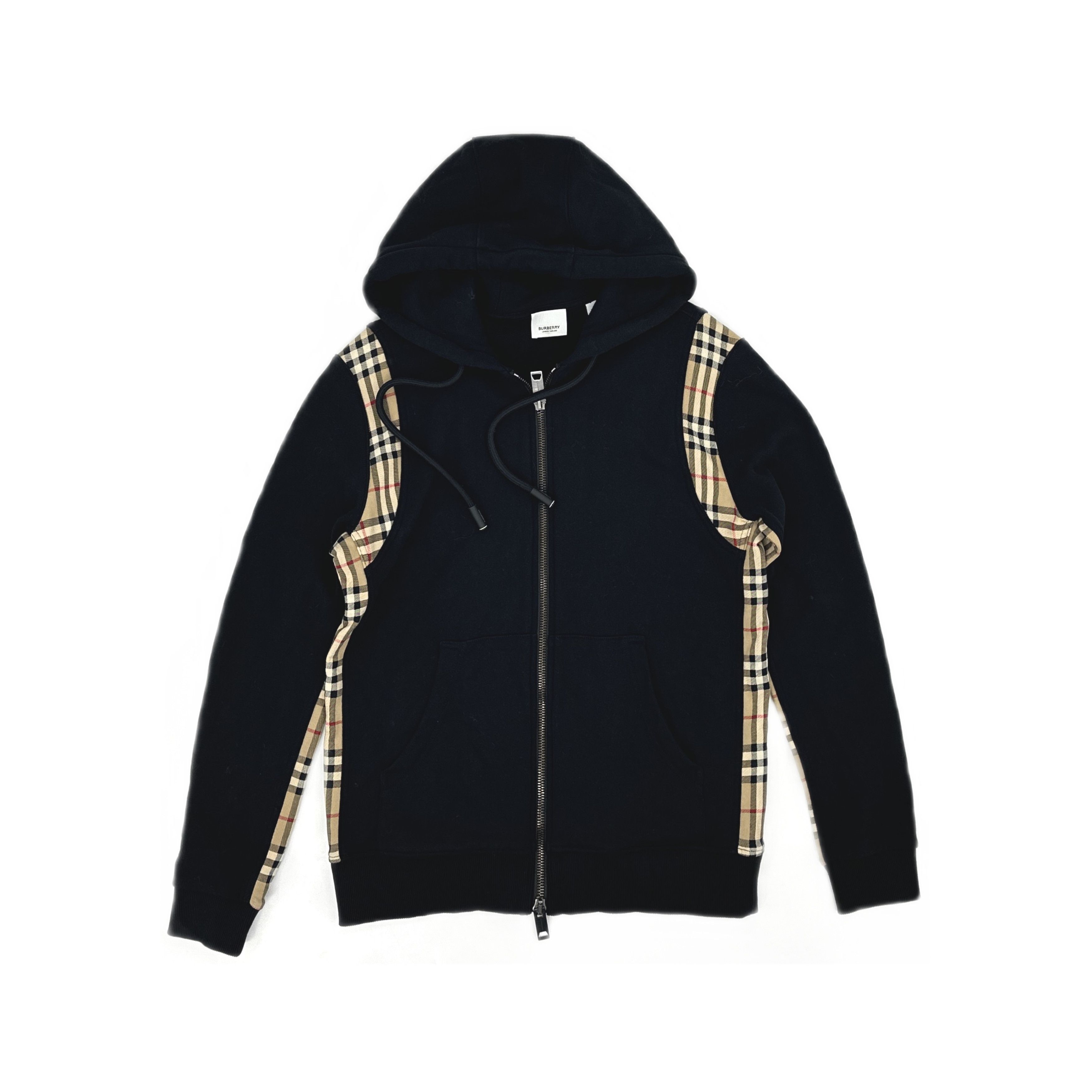 Burberry Burberry Check Panel Zip-Up Hoodie XS Size US XS / EU 42 / 0 - 1 Thumbnail