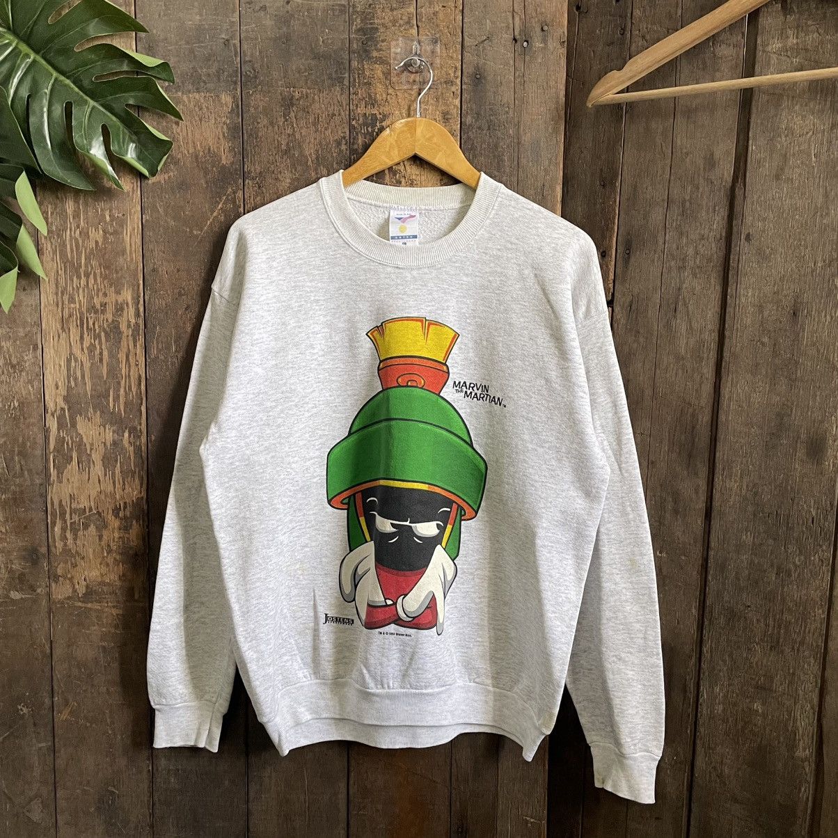 Warner Bros Vintage 90’s Marvin the Martian crewneck Size US L / EU 52-54 / 3 - 1 Thumbnail