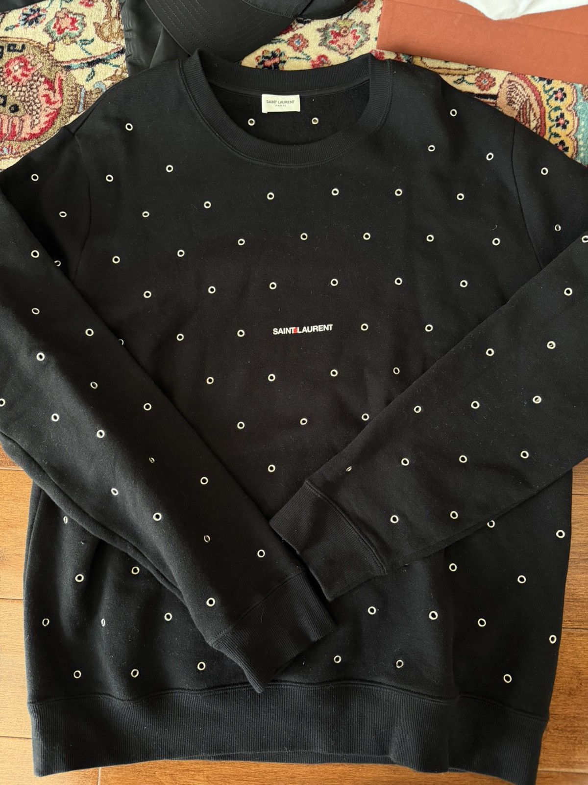 Saint Laurent Paris Saint laurent crewneck Size US XL / EU 56 / 4 - 1 Thumbnail