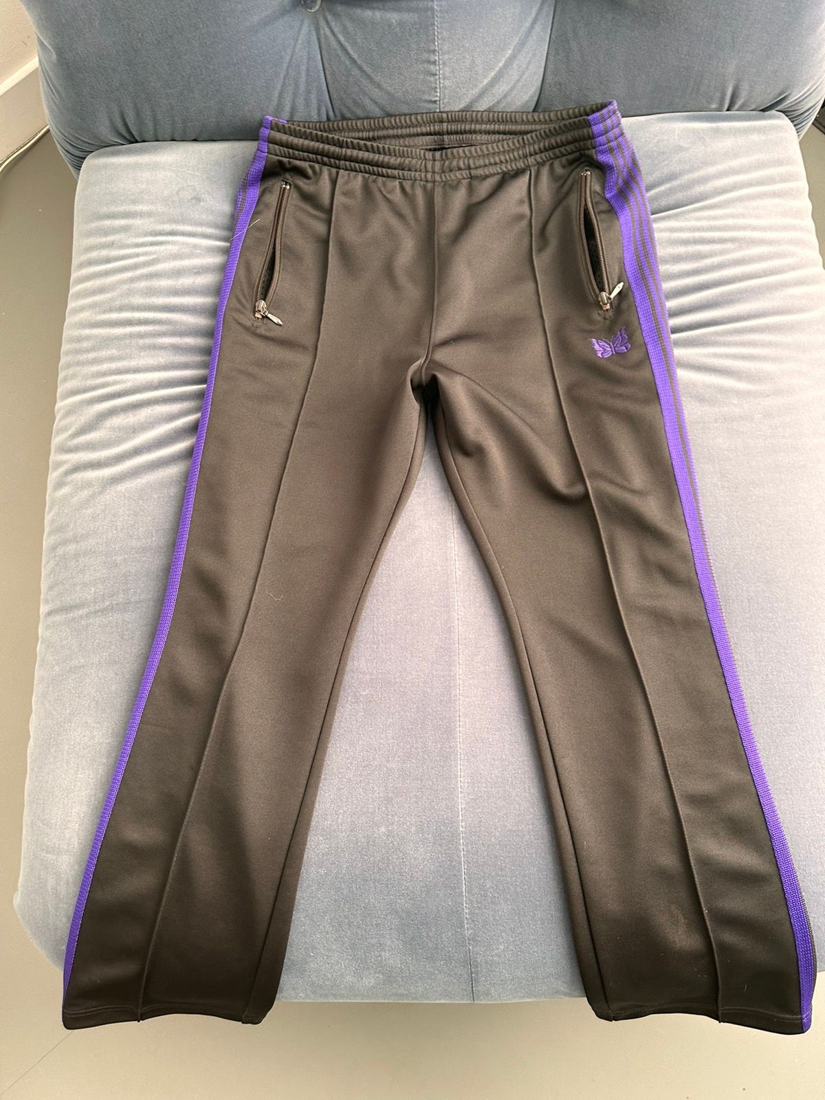 Pre-owned Needles Track Pants In Black
