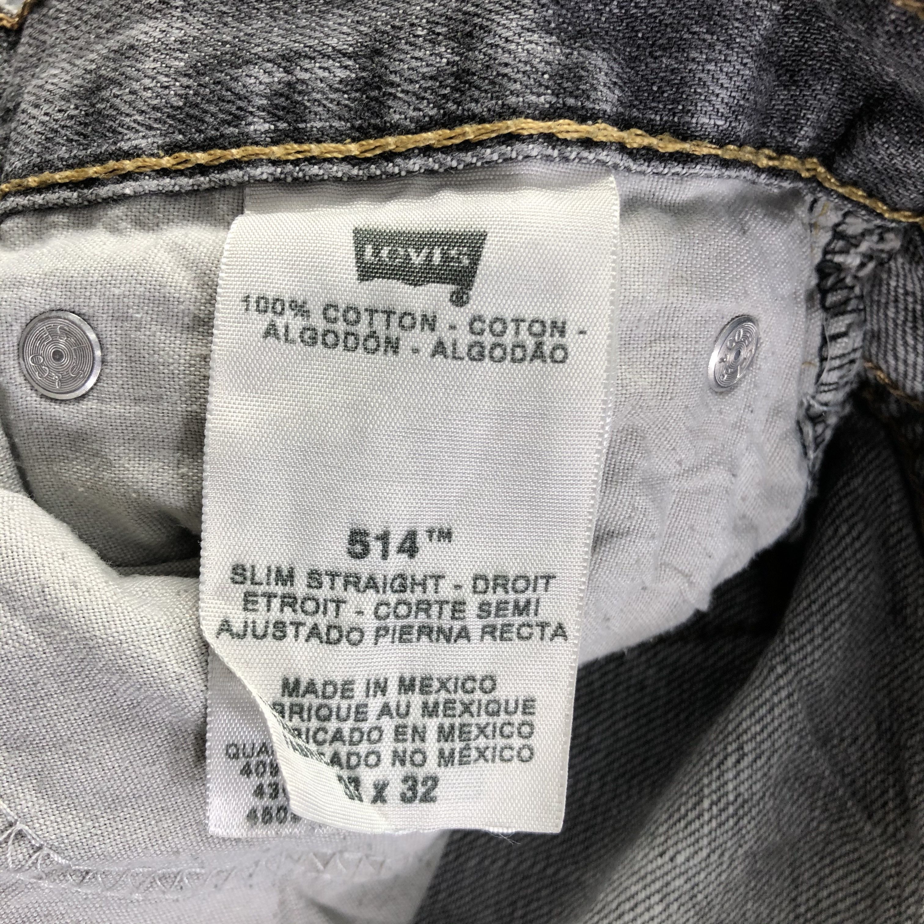 Levi's Vintage Levis 514 Jeans-J3195 Size US 34 / EU 50 - 11 Thumbnail