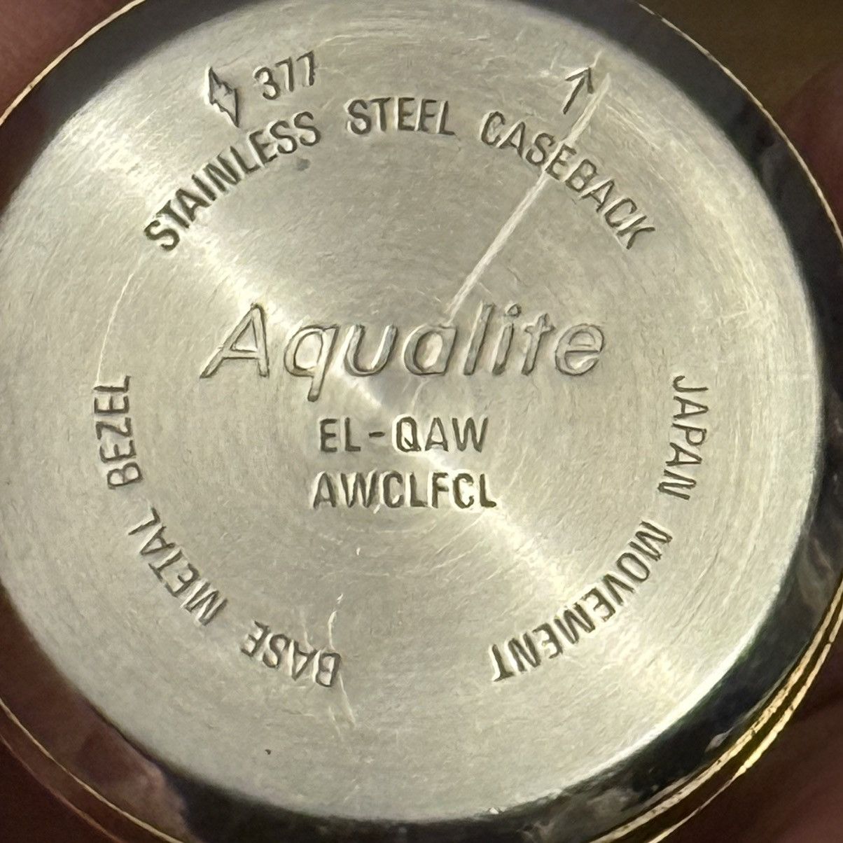 Vintage Vintage Aqualite leather watch Size ONE SIZE - 7 Thumbnail