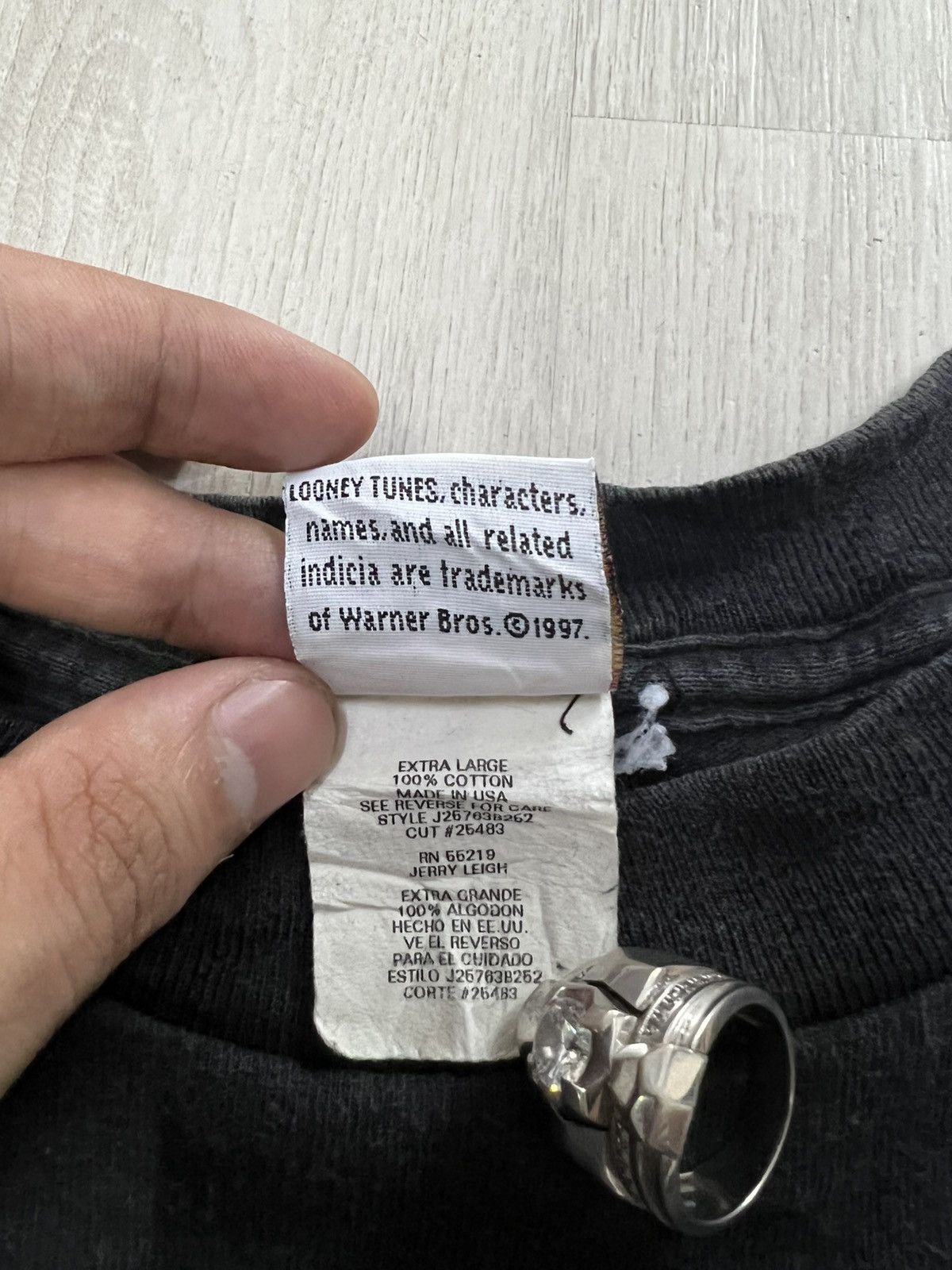 Cartoon Network Vintage 1997 Looney Tunes Upside-Down Pocket Size US XL / EU 56 / 4 - 3 Thumbnail