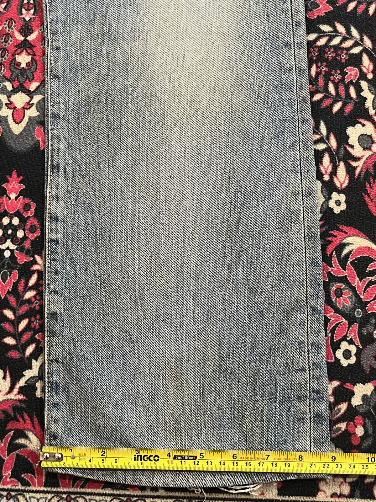 Edwin Vintage Edwin XVS Light Blue Washed Straight Leg Jeans Size US 32 / EU 48 - 15 Thumbnail