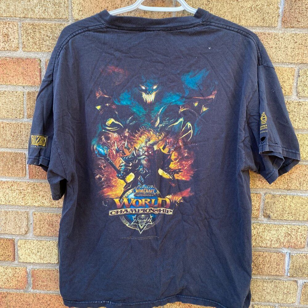 Vintage RARE World of Warcraft Championships Competitor T Shirt XL Size US L / EU 52-54 / 3 - 4 Thumbnail