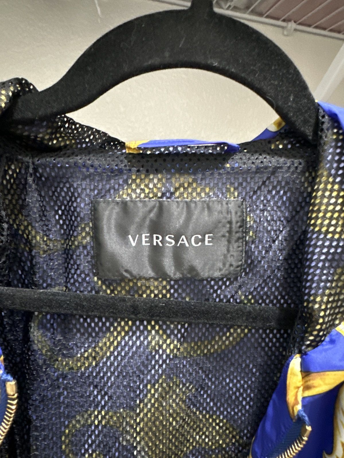 Versace Versace Blue Baroque Windbreaker Size US M / EU 48-50 / 2 - 4 Thumbnail
