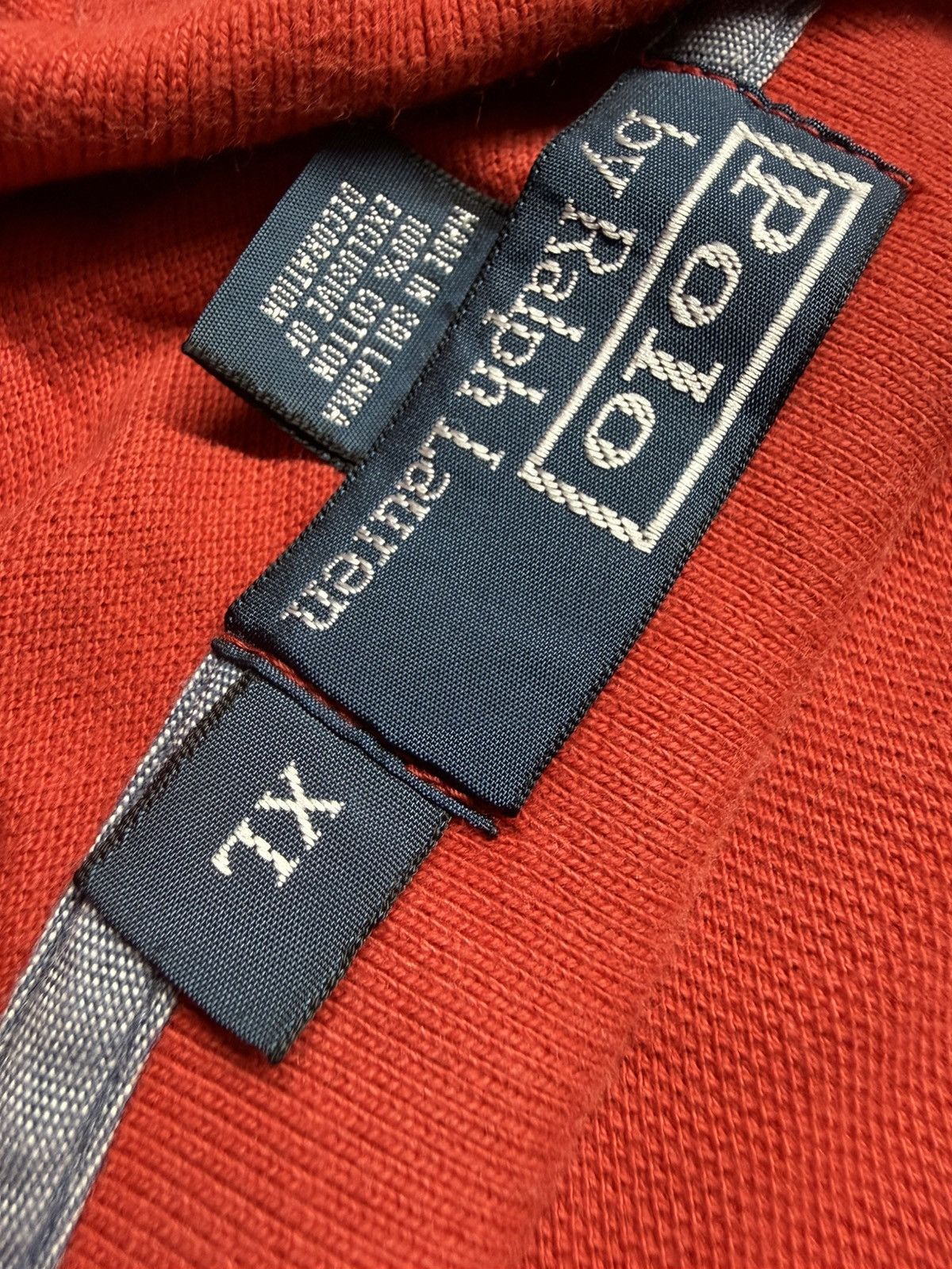Polo Ralph Lauren Vintage Polo By Ralph Lauren USA Big Logo Polo Tee Size US XL / EU 56 / 4 - 9 Thumbnail