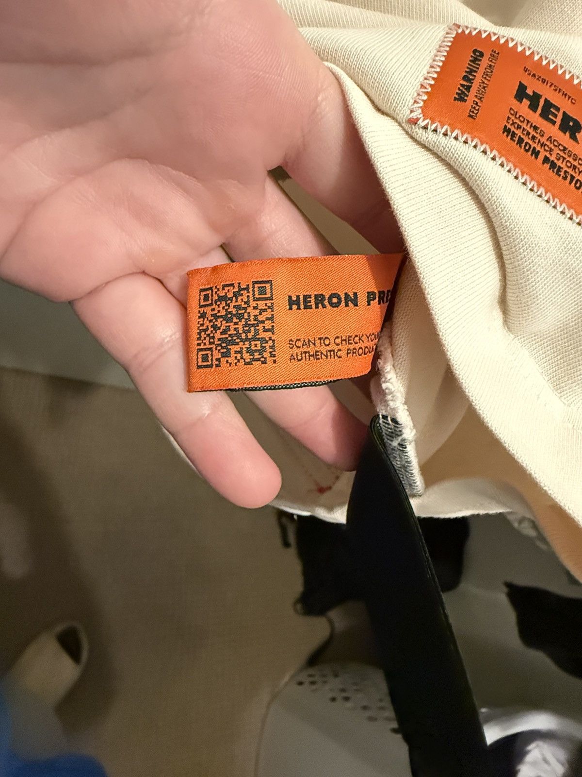 Heron Preston Herron Preston Off-White Cotton T-Shirt Size US XS / EU 42 / 0 - 4 Thumbnail