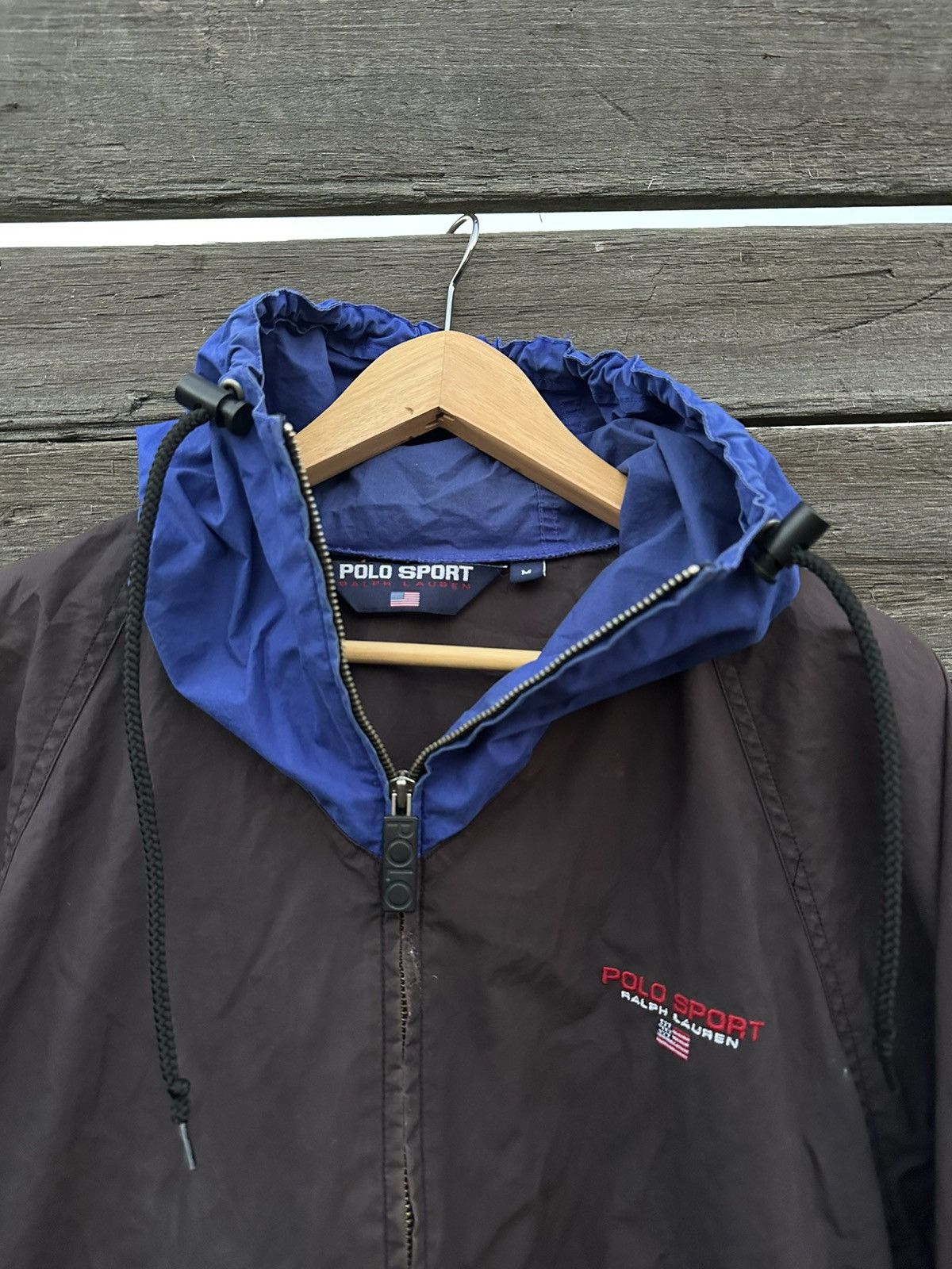 Polo Ralph Lauren Vintage Polo Sport Ralph Lauren 90s Windbreaker Size US M / EU 48-50 / 2 - 2 Thumbnail